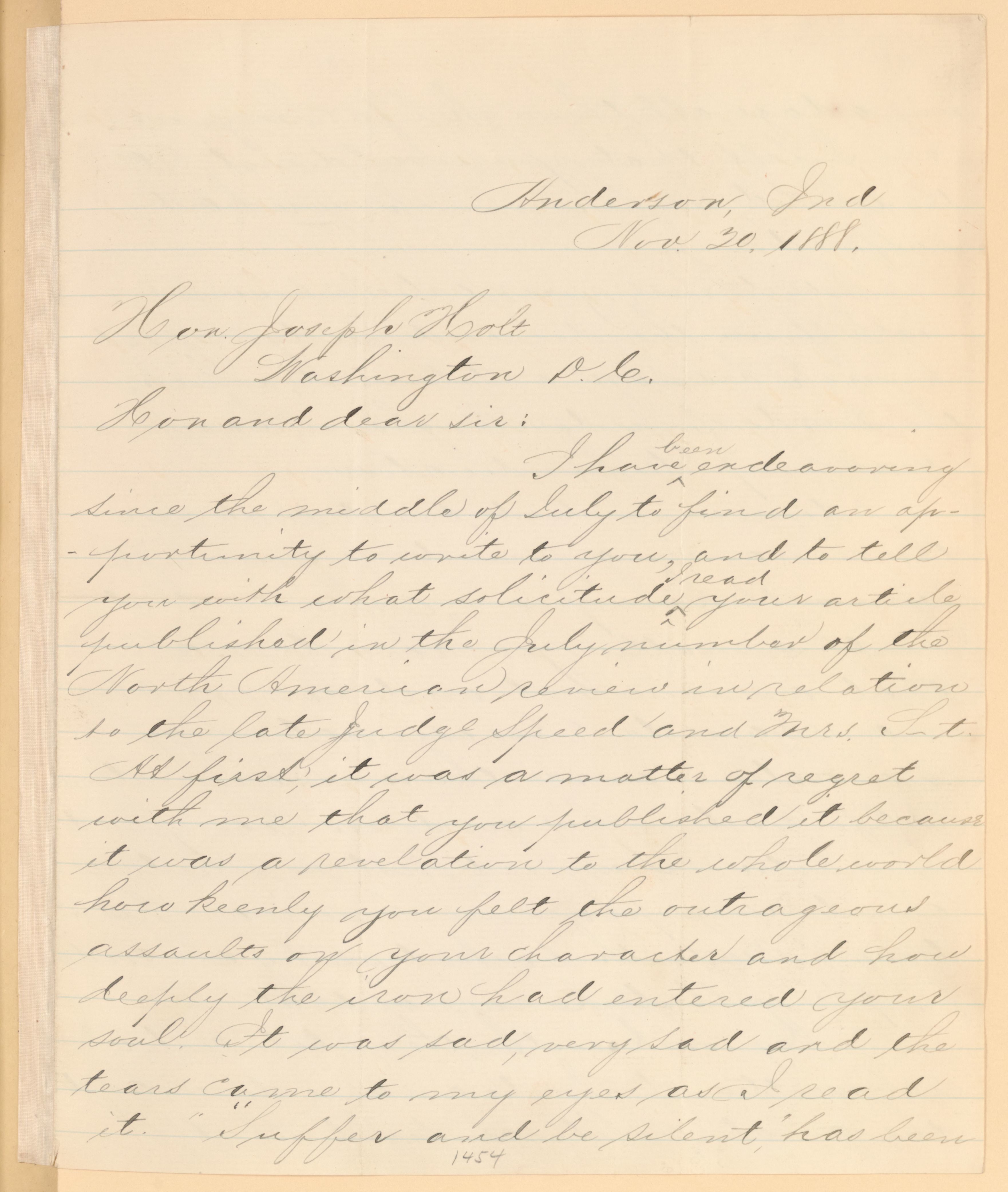 Scanned image of the current content page