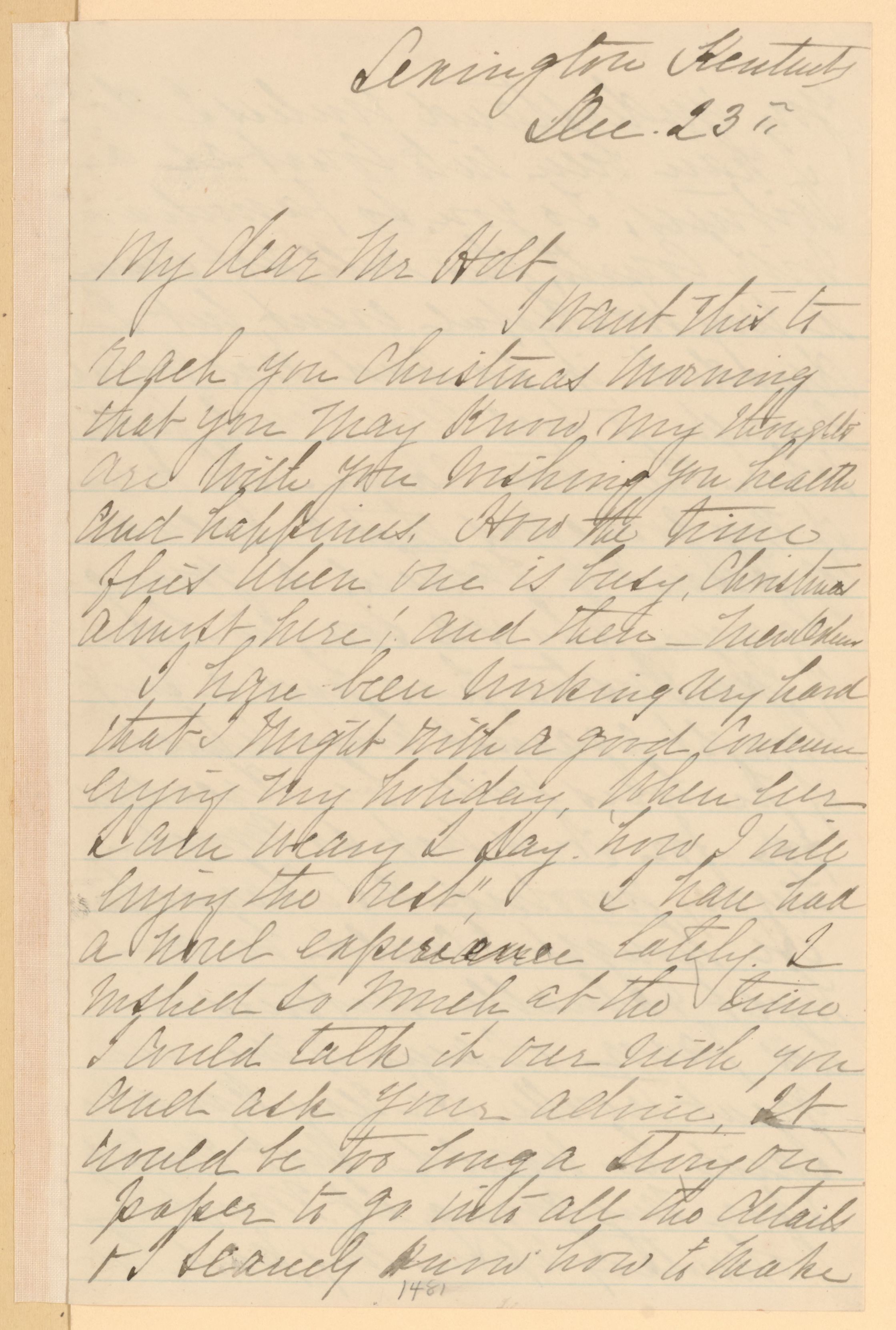 Scanned image of the current content page