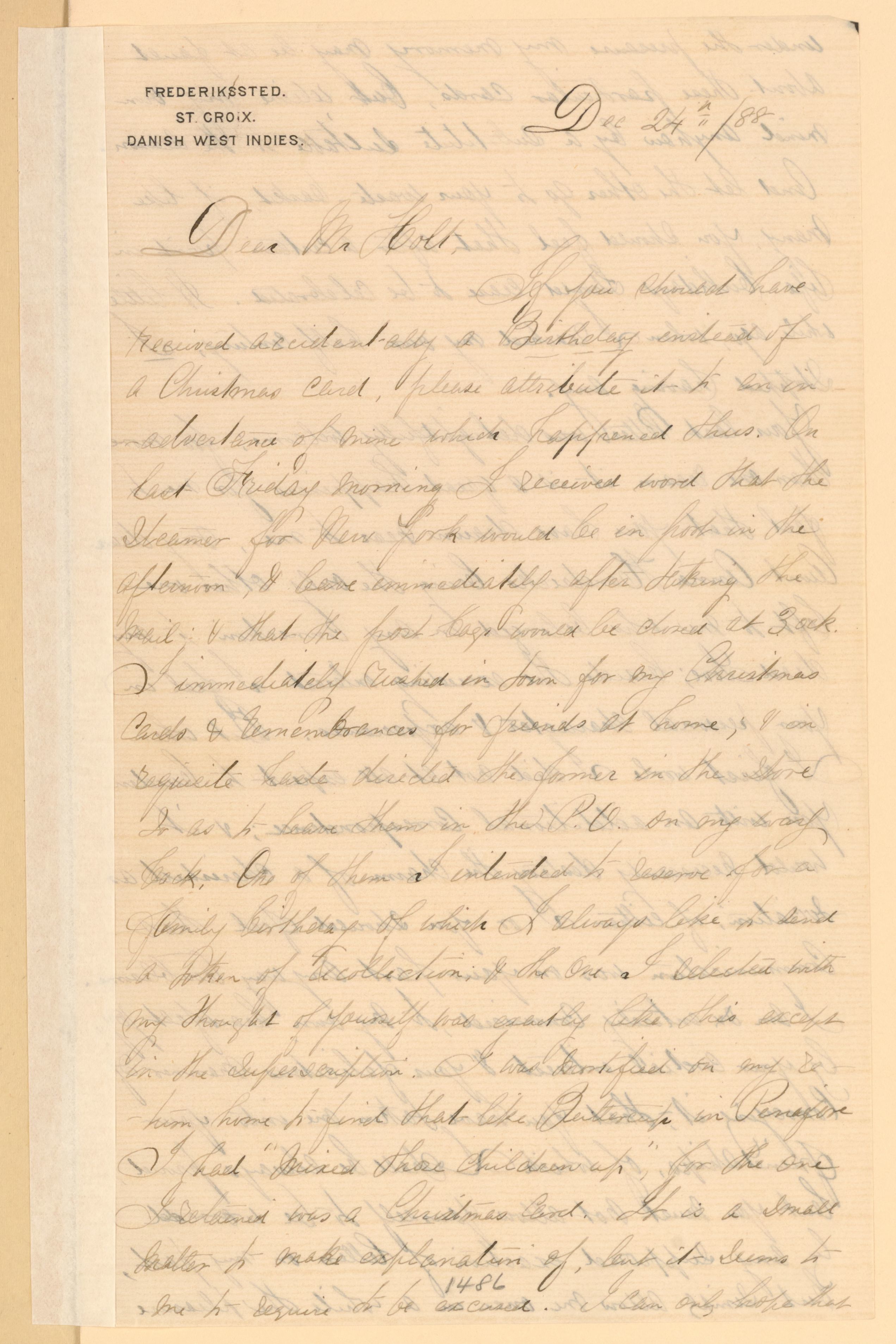 Scanned image of the current content page