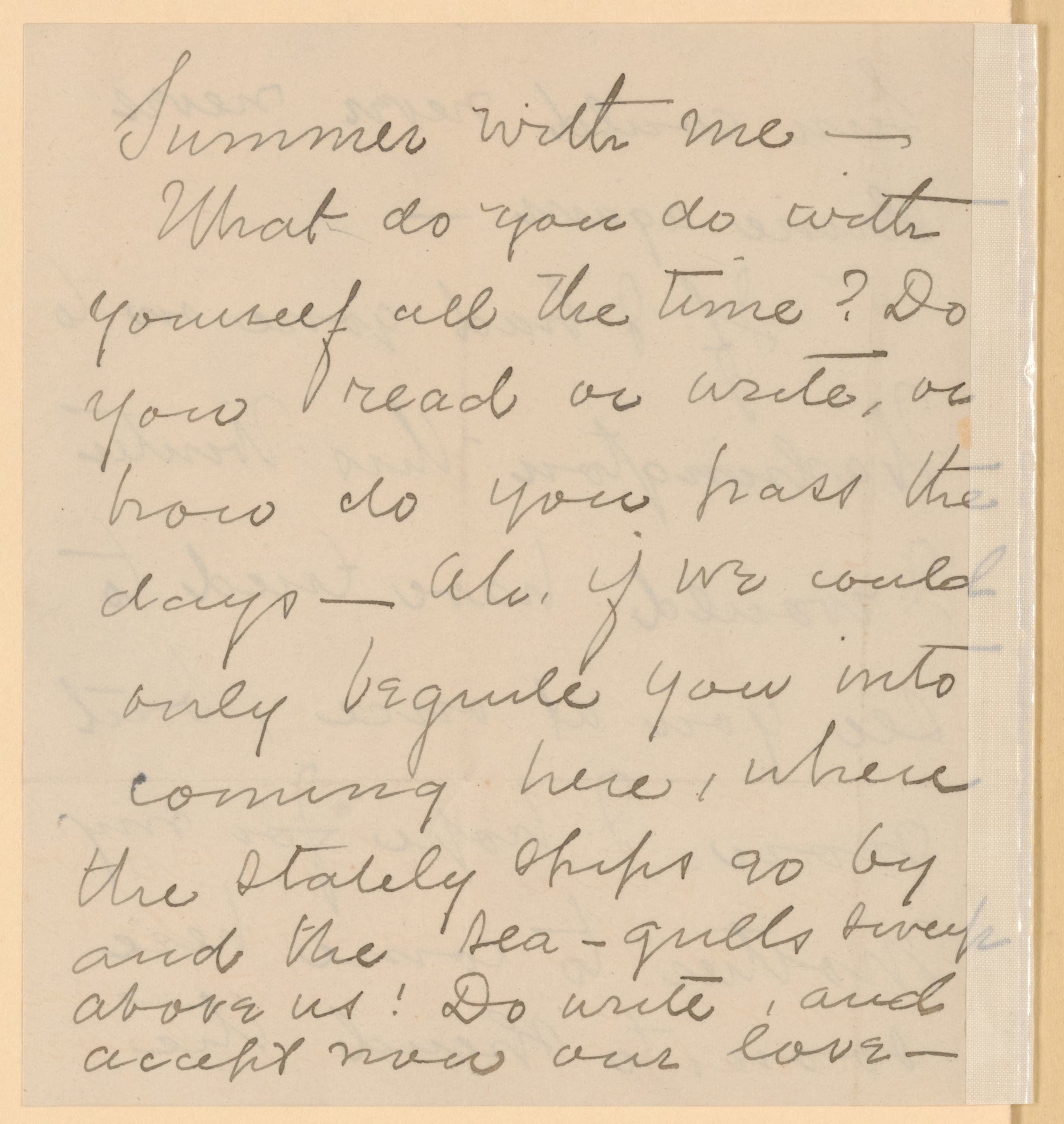 Scanned image of the current content page