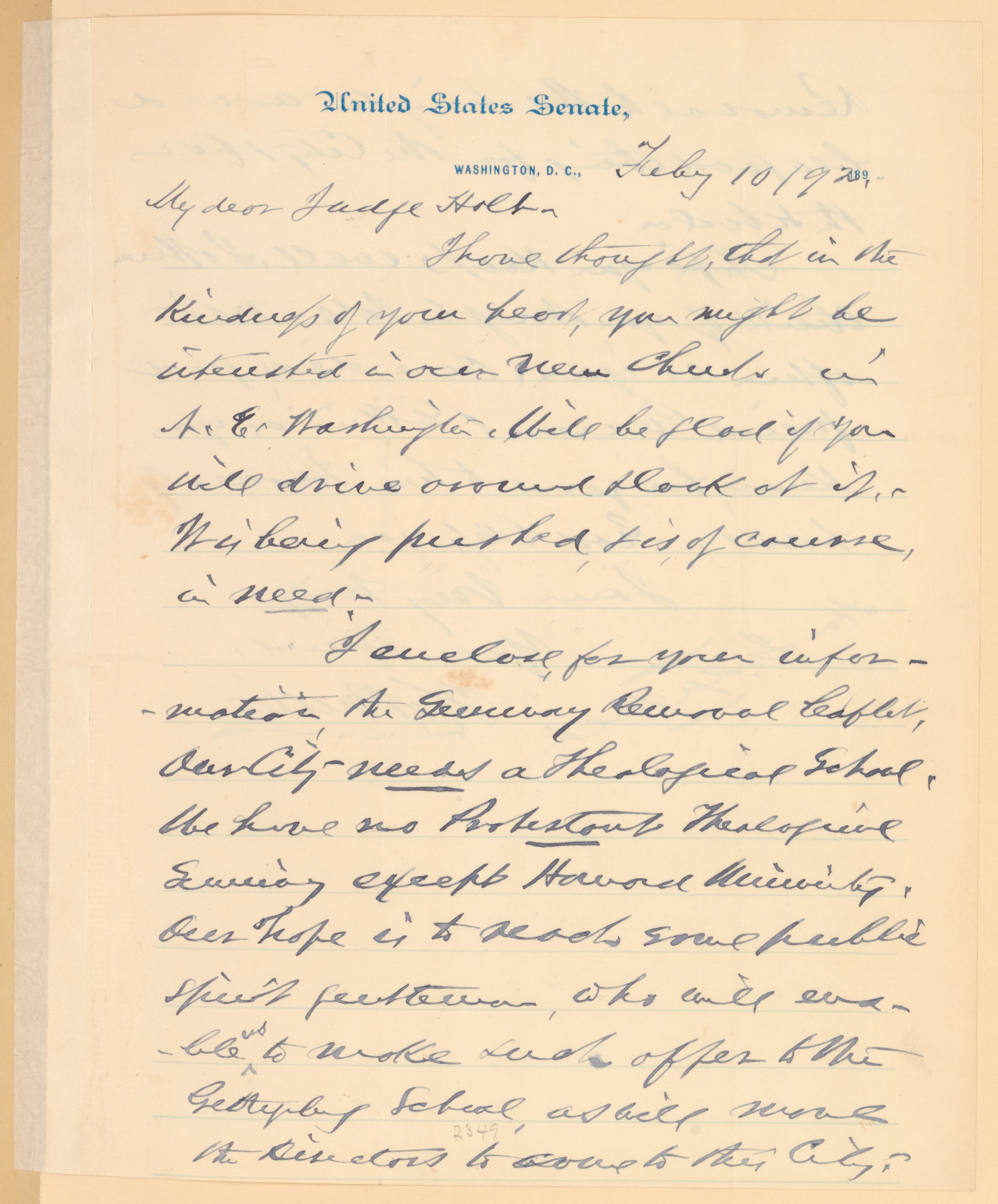 Scanned image of the current content page