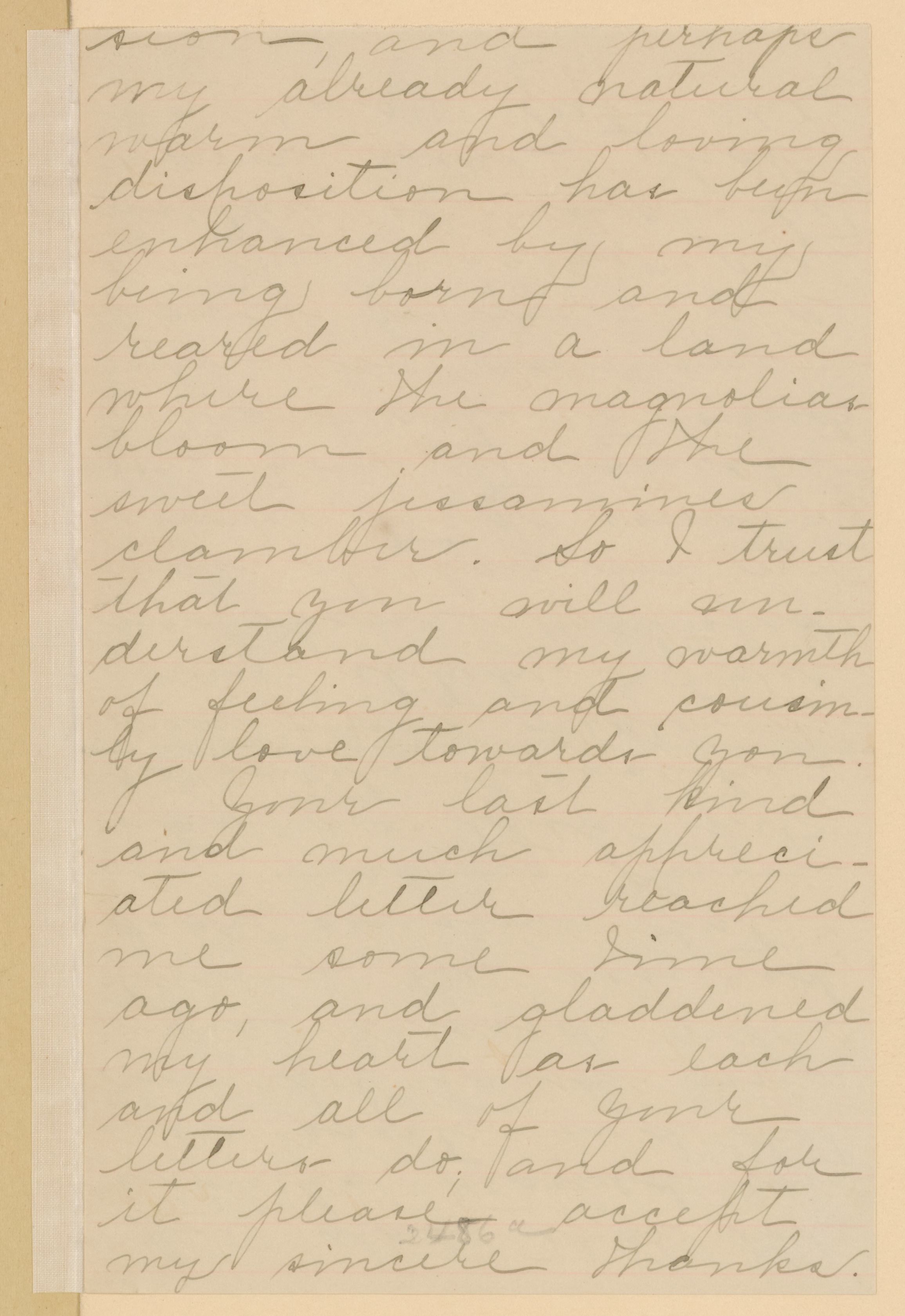 Scanned image of the current content page