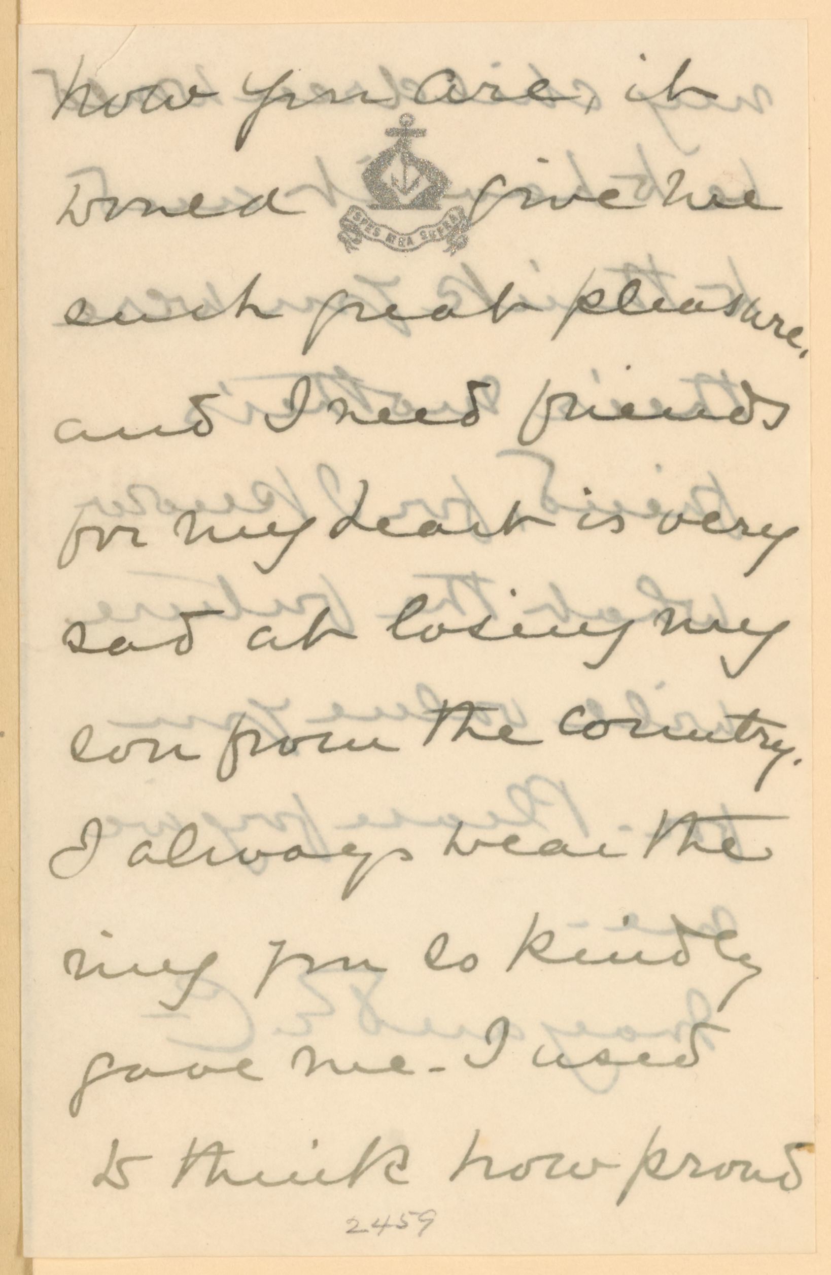 Scanned image of the current content page