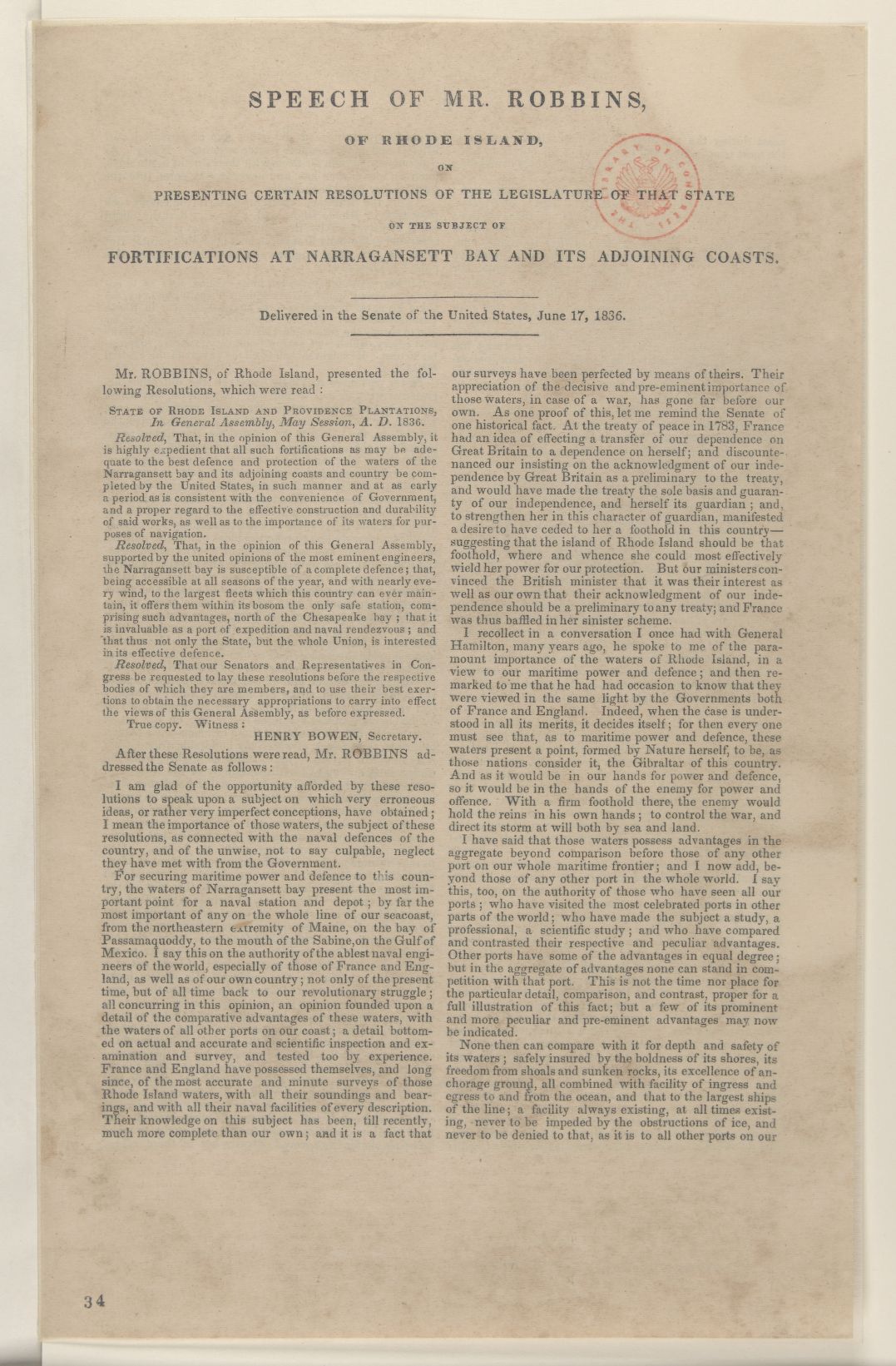 Scanned image of the current content page