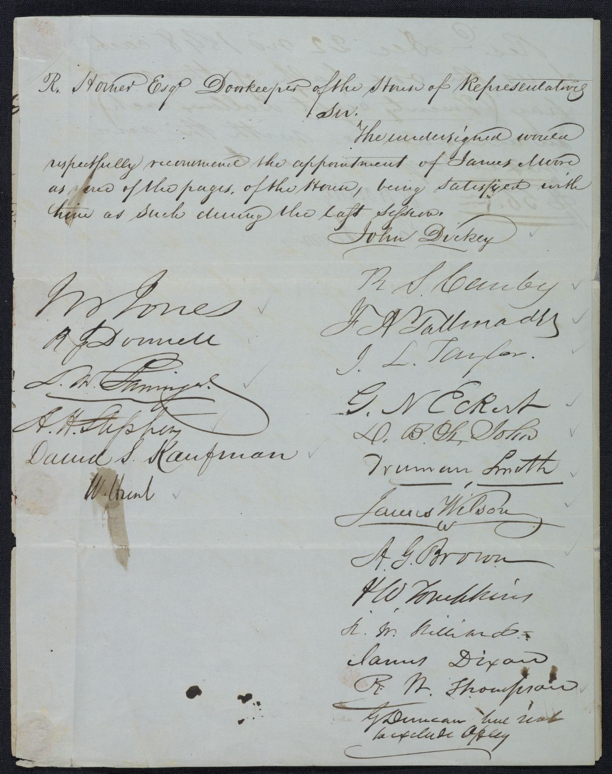 Scanned image of the current content page