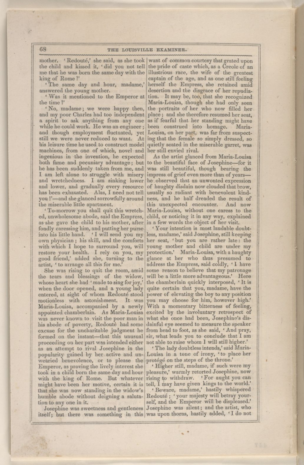 Scanned image of the current content page