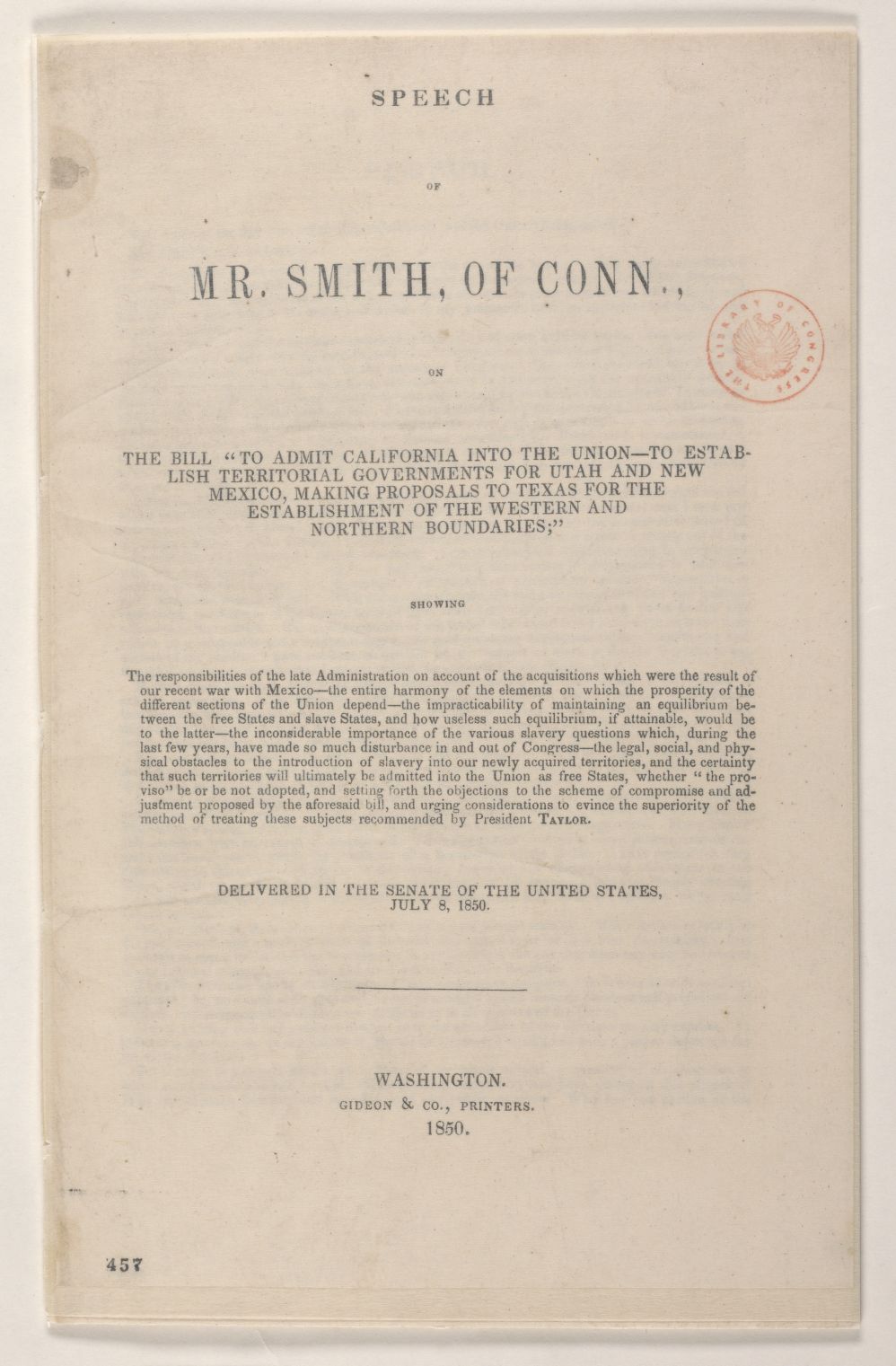 Scanned image of the current content page