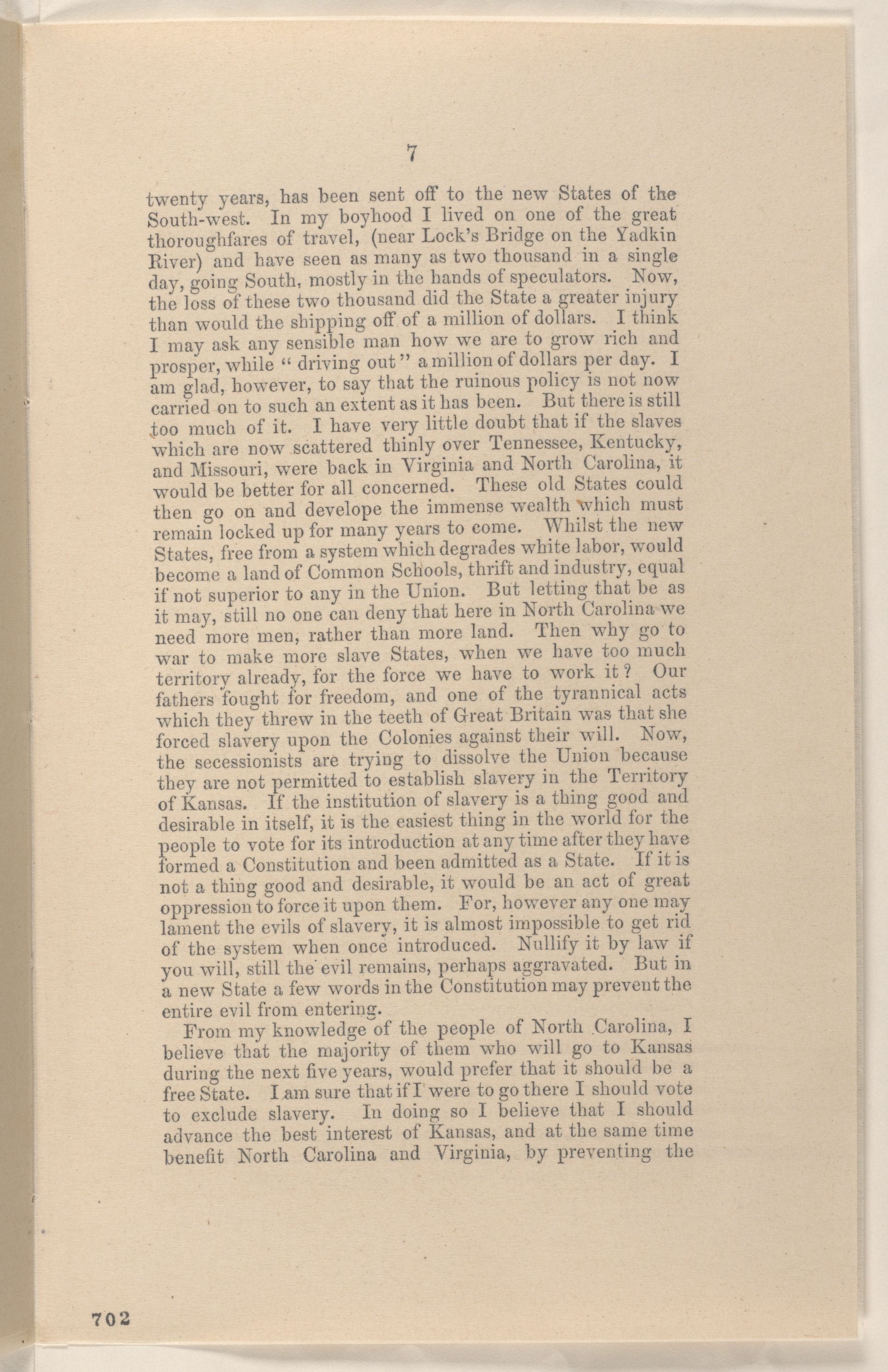 Scanned image of the current content page