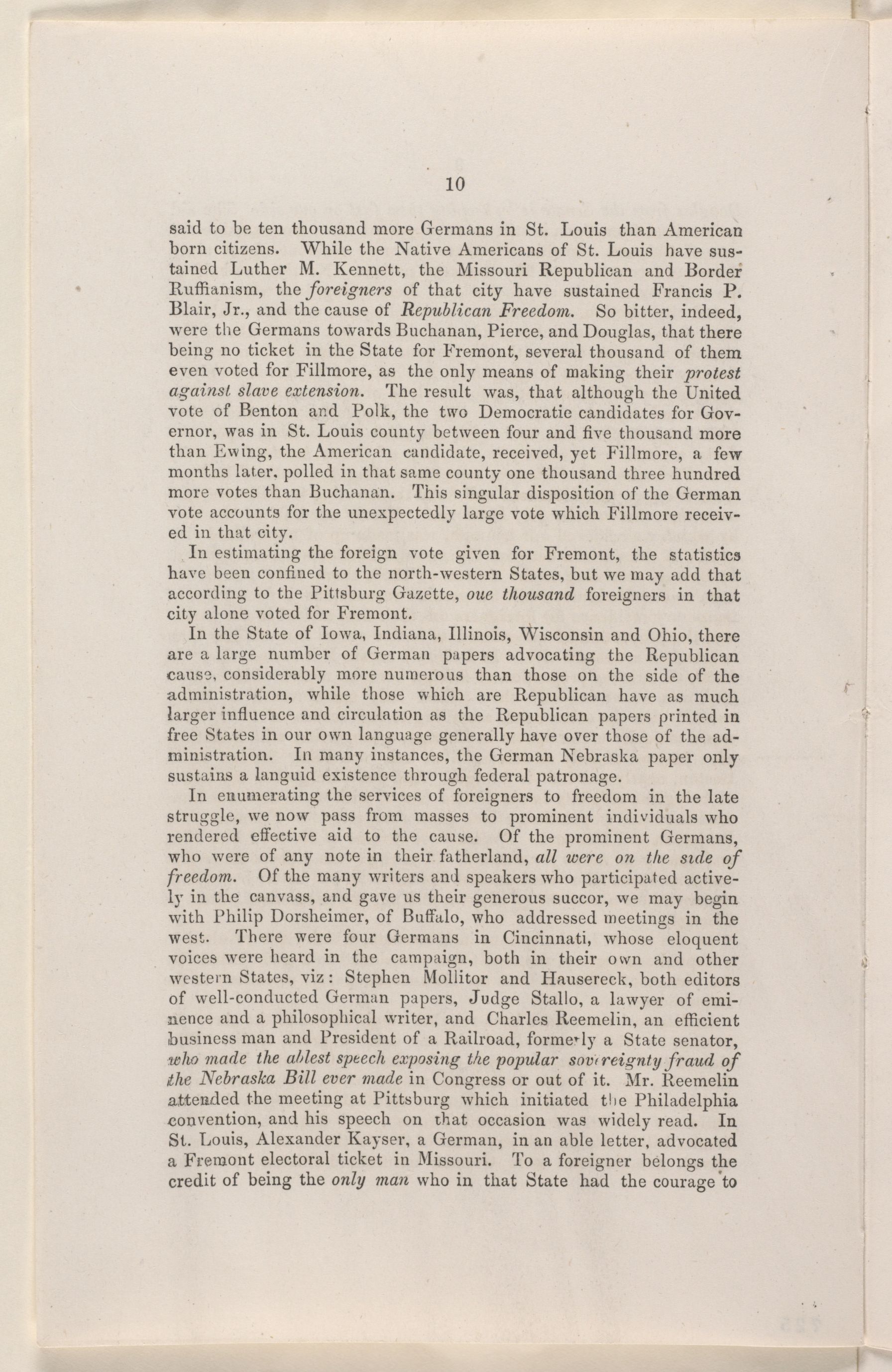 Scanned image of the current content page