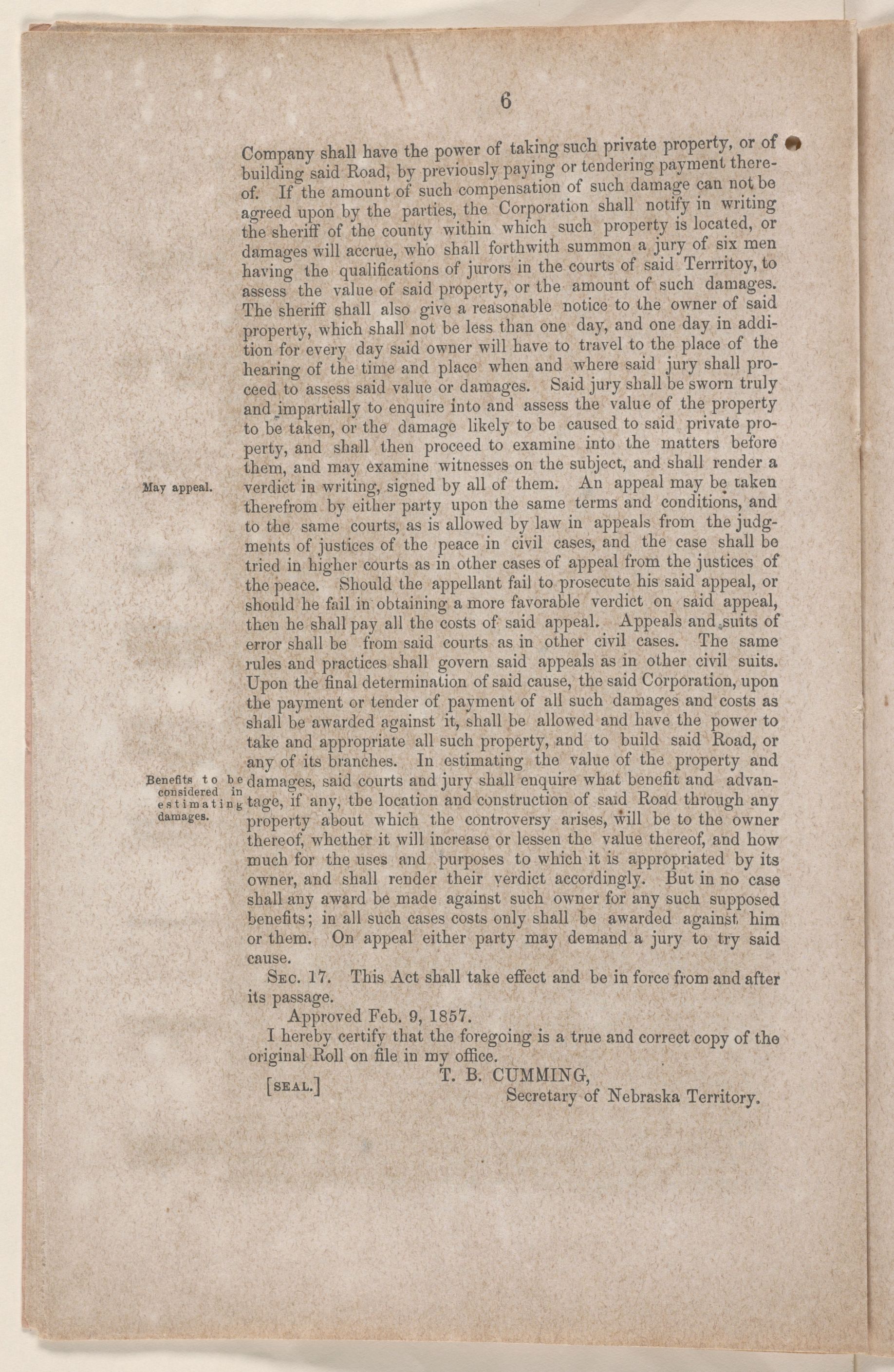 Scanned image of the current content page