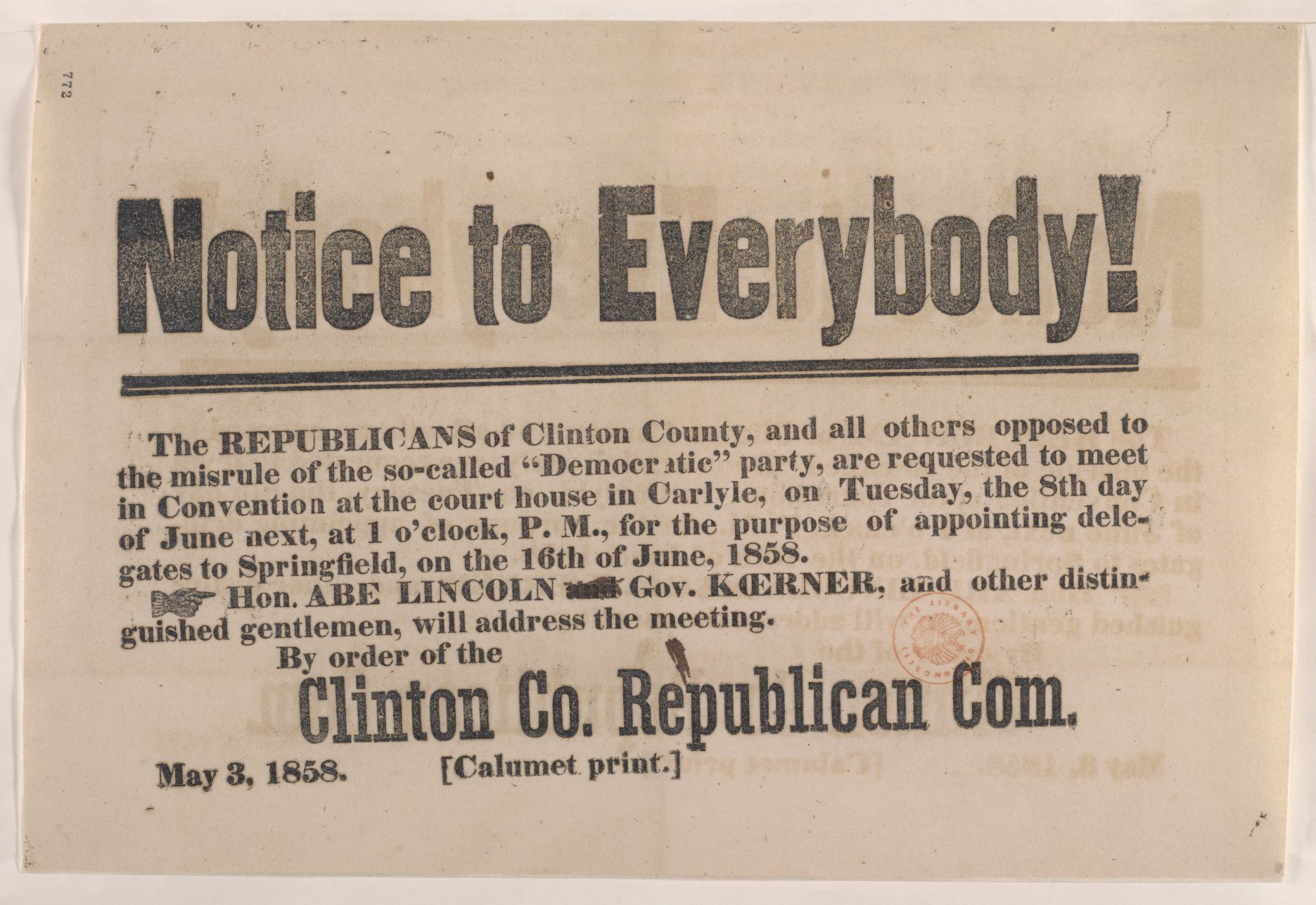 Scanned image of the current content page