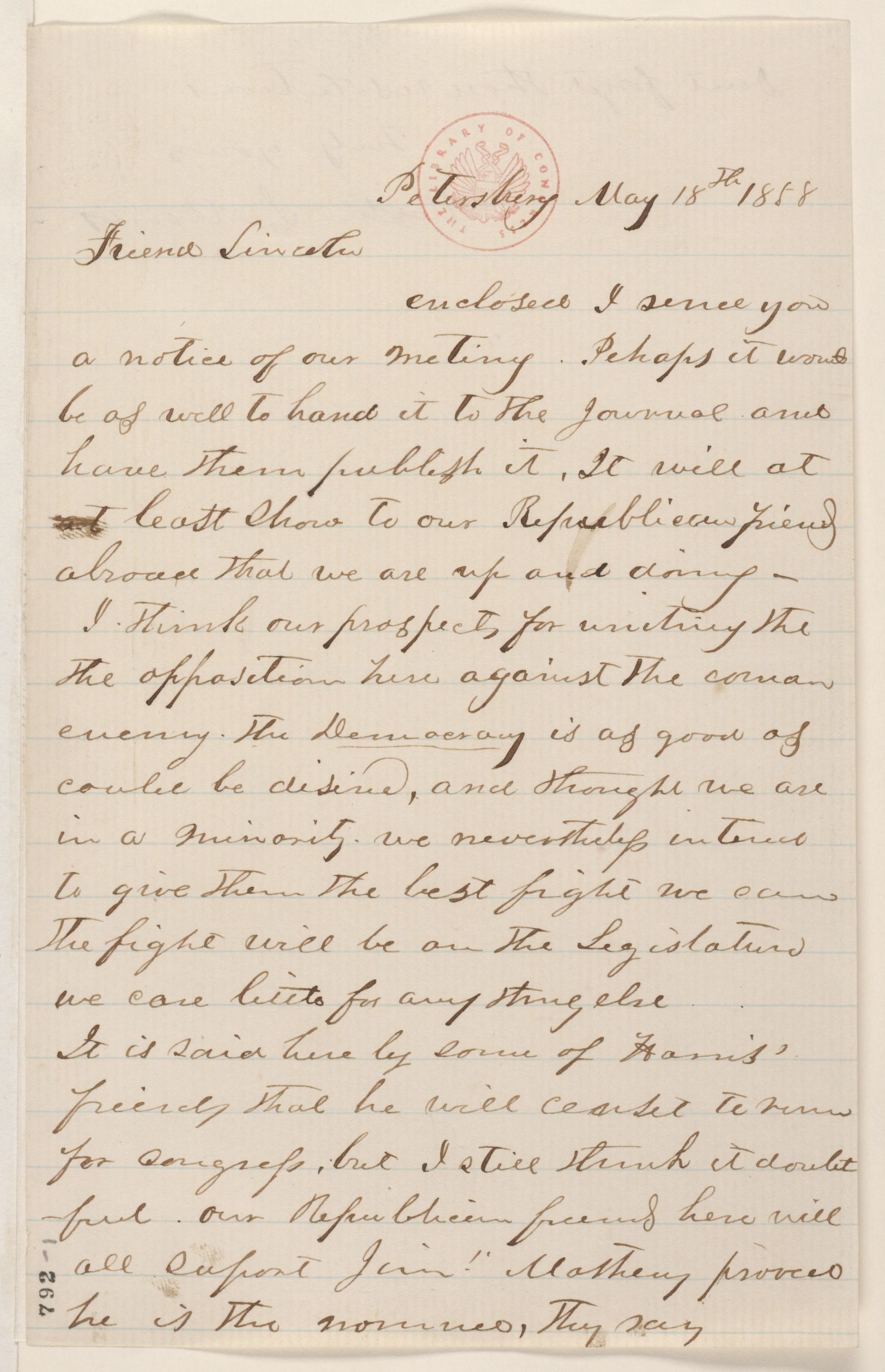 Scanned image of the current content page