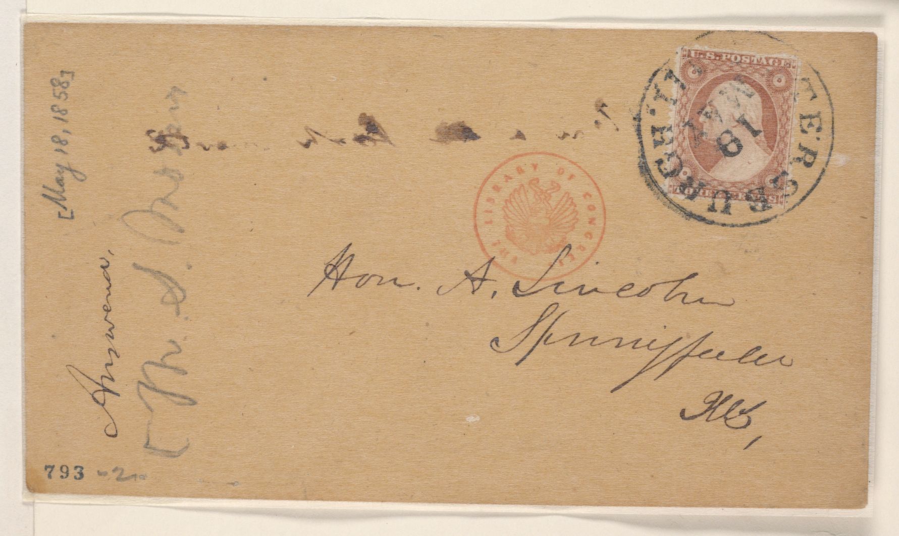 Scanned image of the current content page