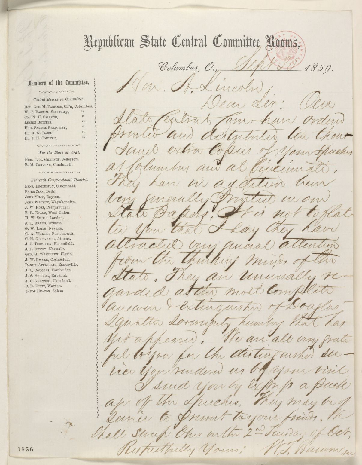 Scanned image of the current content page