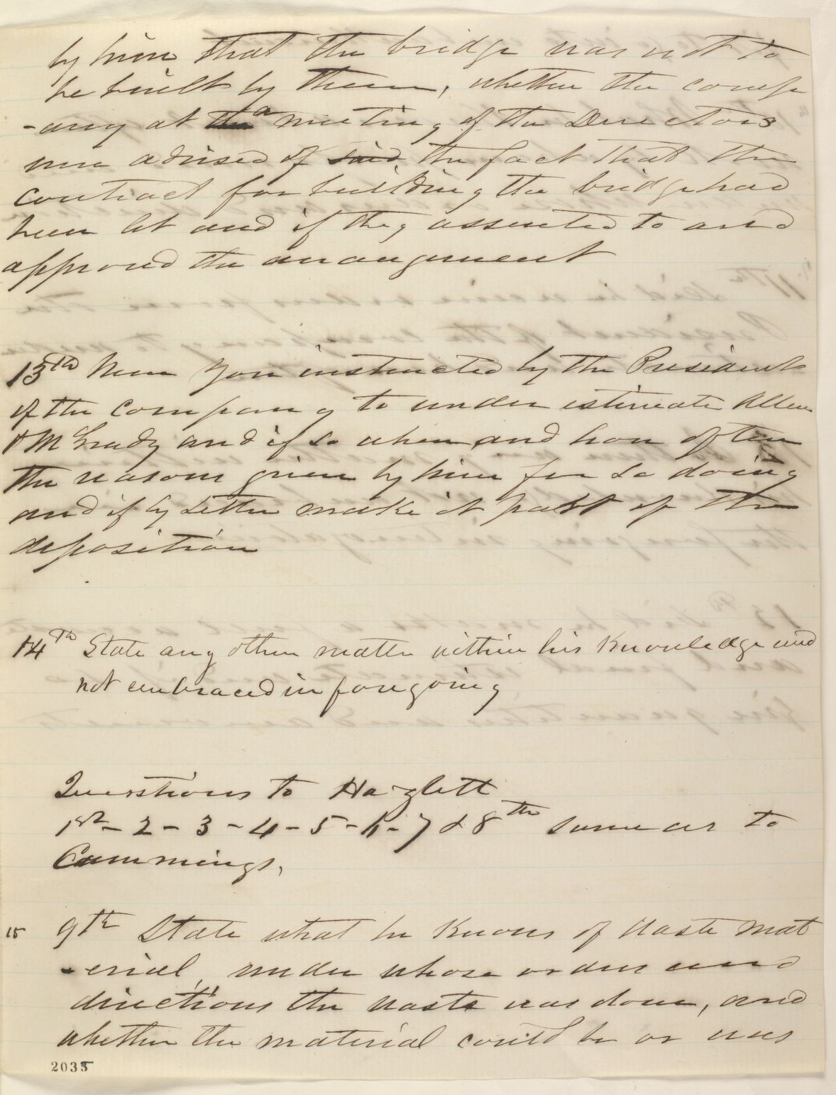 Scanned image of the current content page