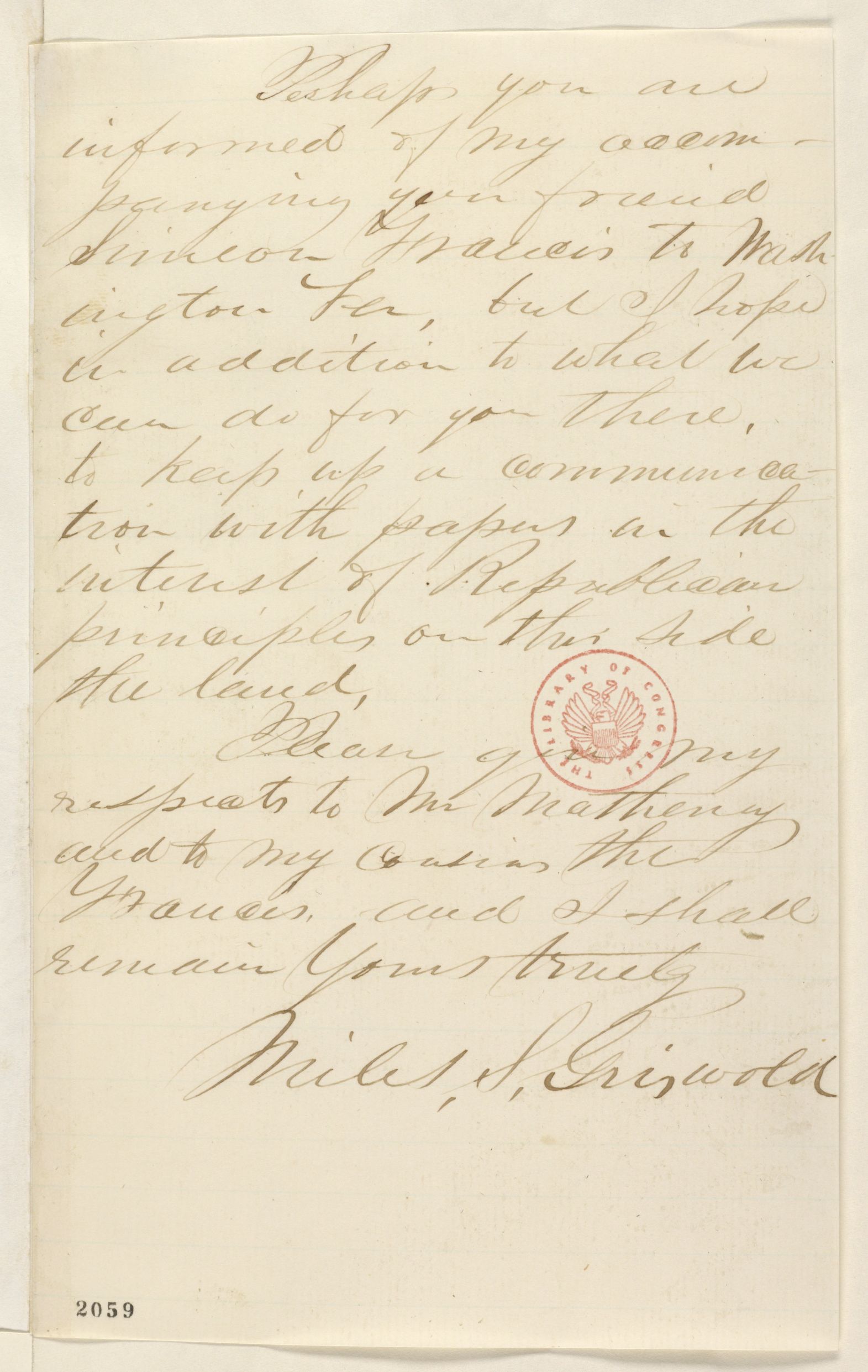 Scanned image of the current content page