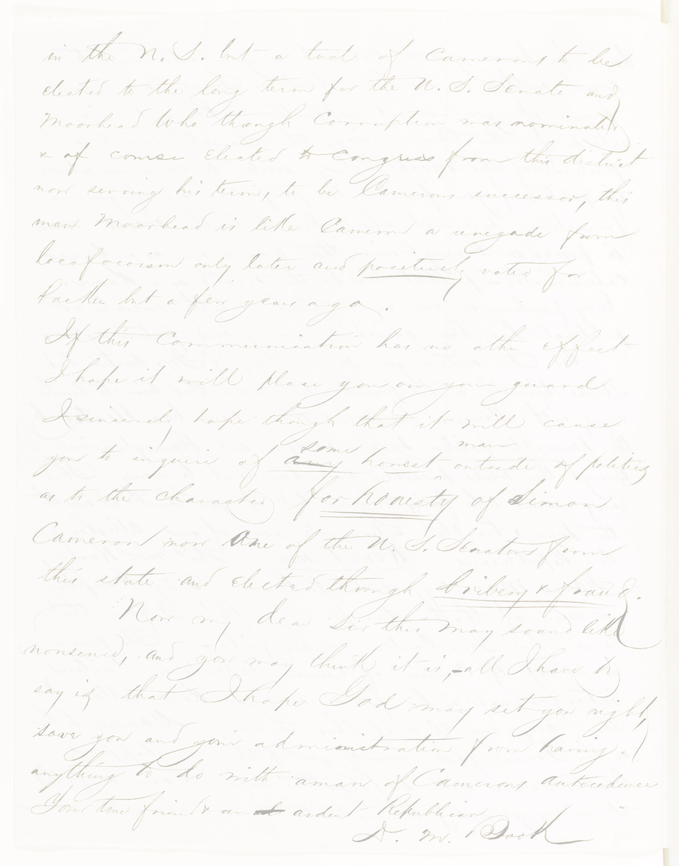 Scanned image of the current content page