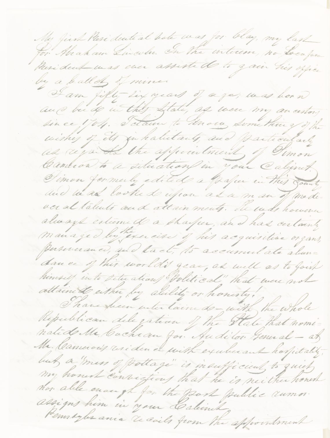 Scanned image of the current content page