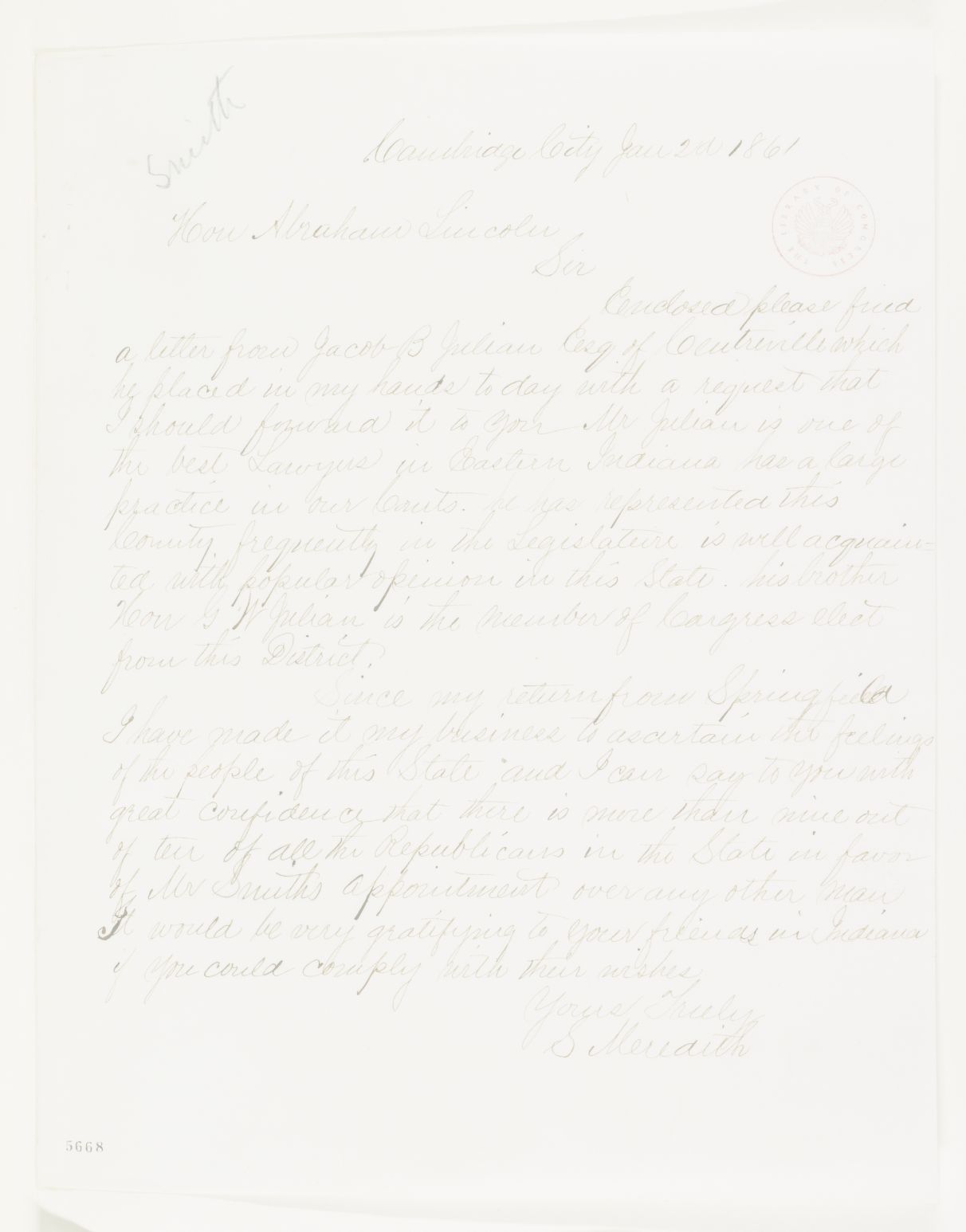 Scanned image of the current content page