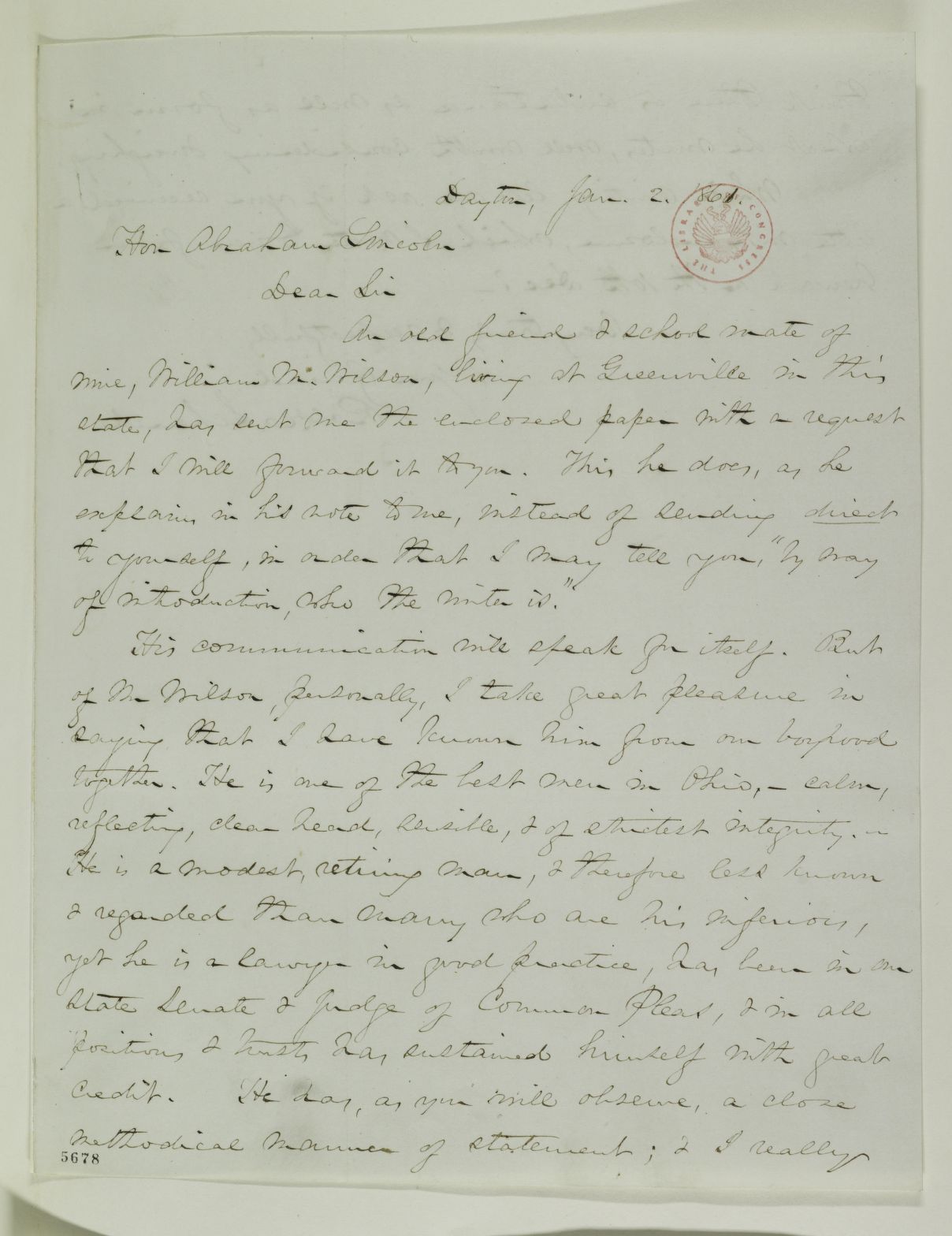 Scanned image of the current content page