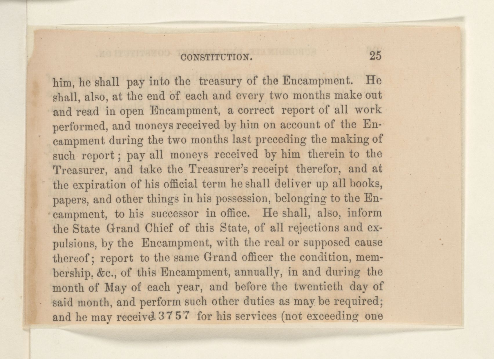 Scanned image of the current content page