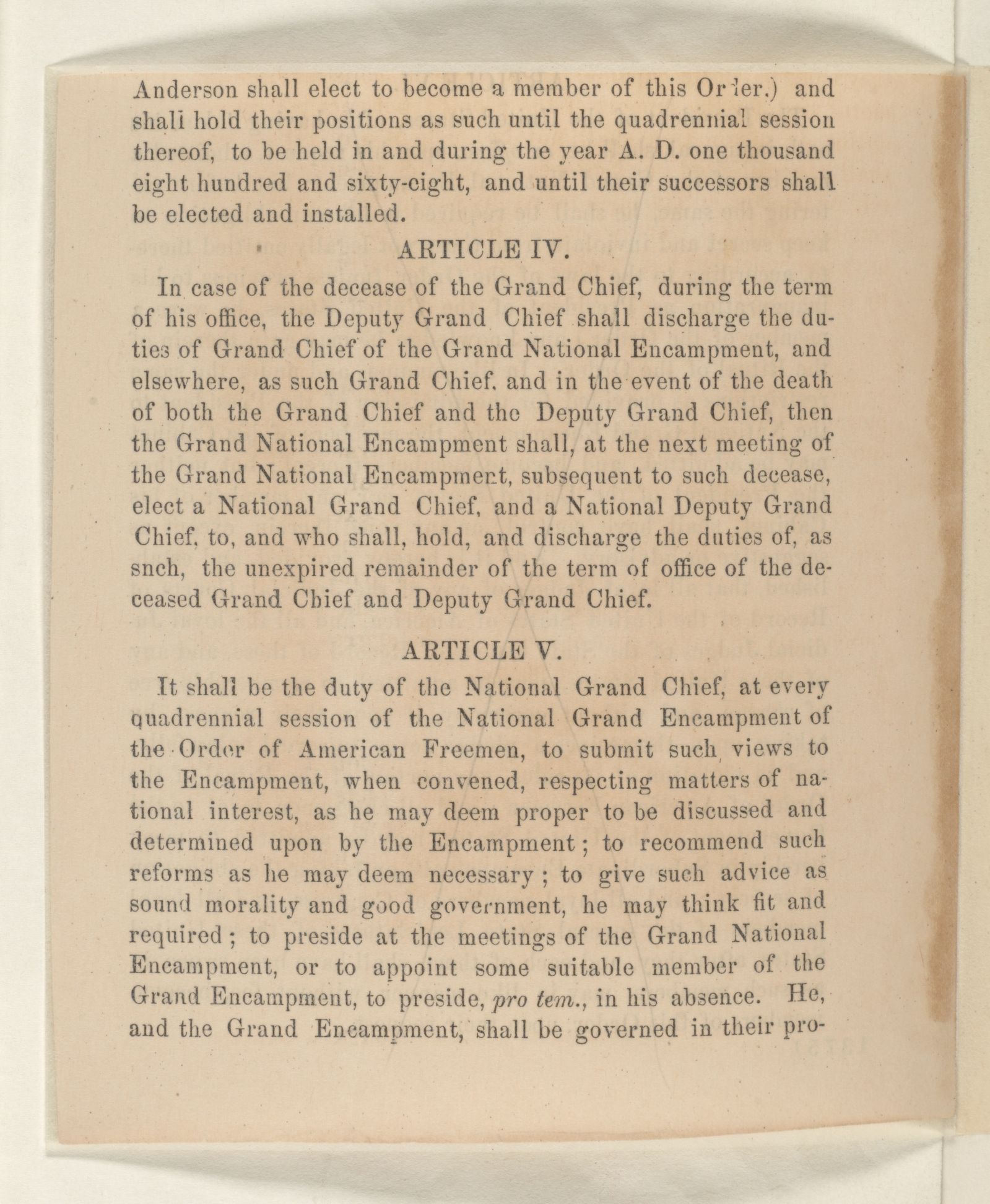 Scanned image of the current content page