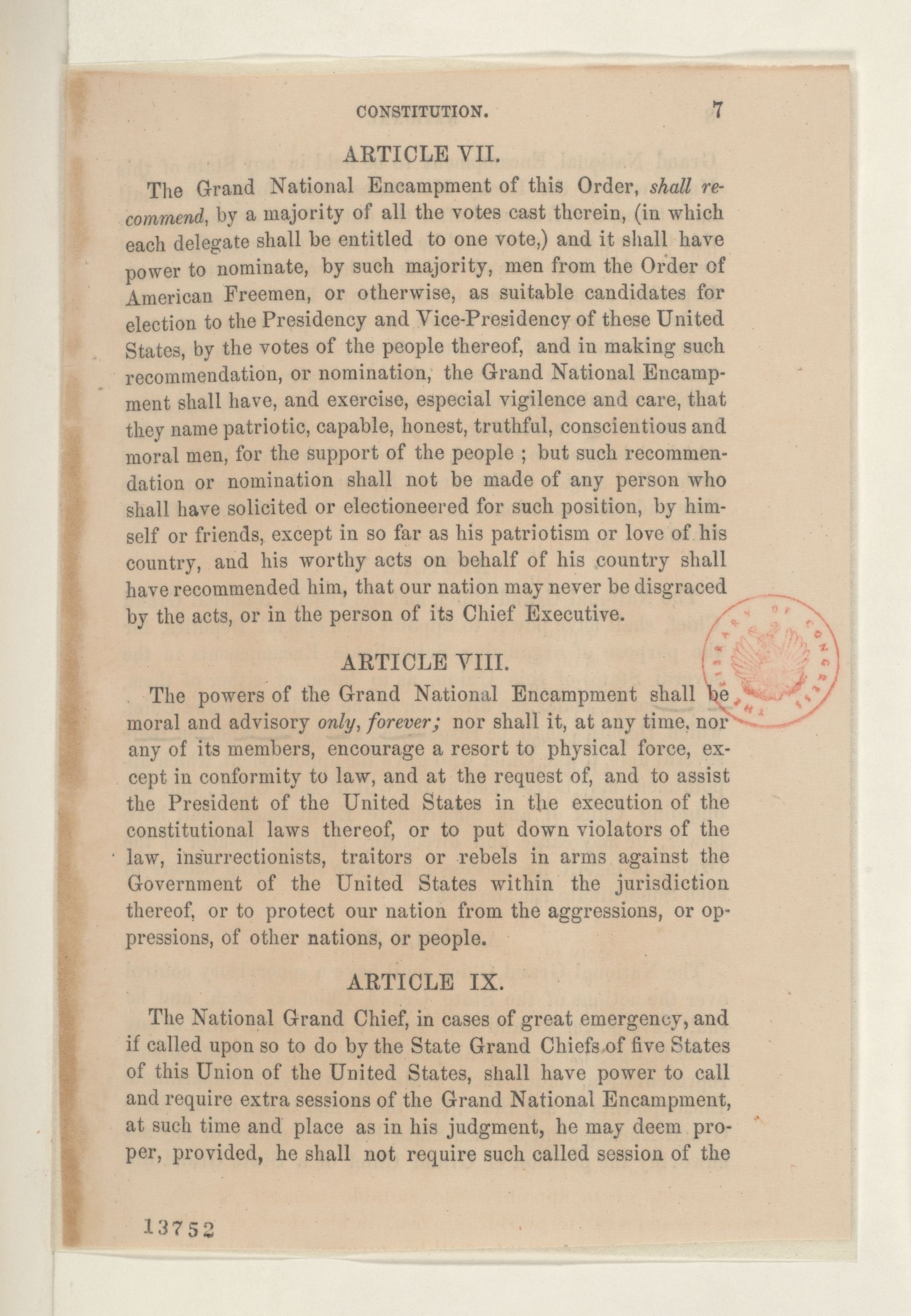 Scanned image of the current content page