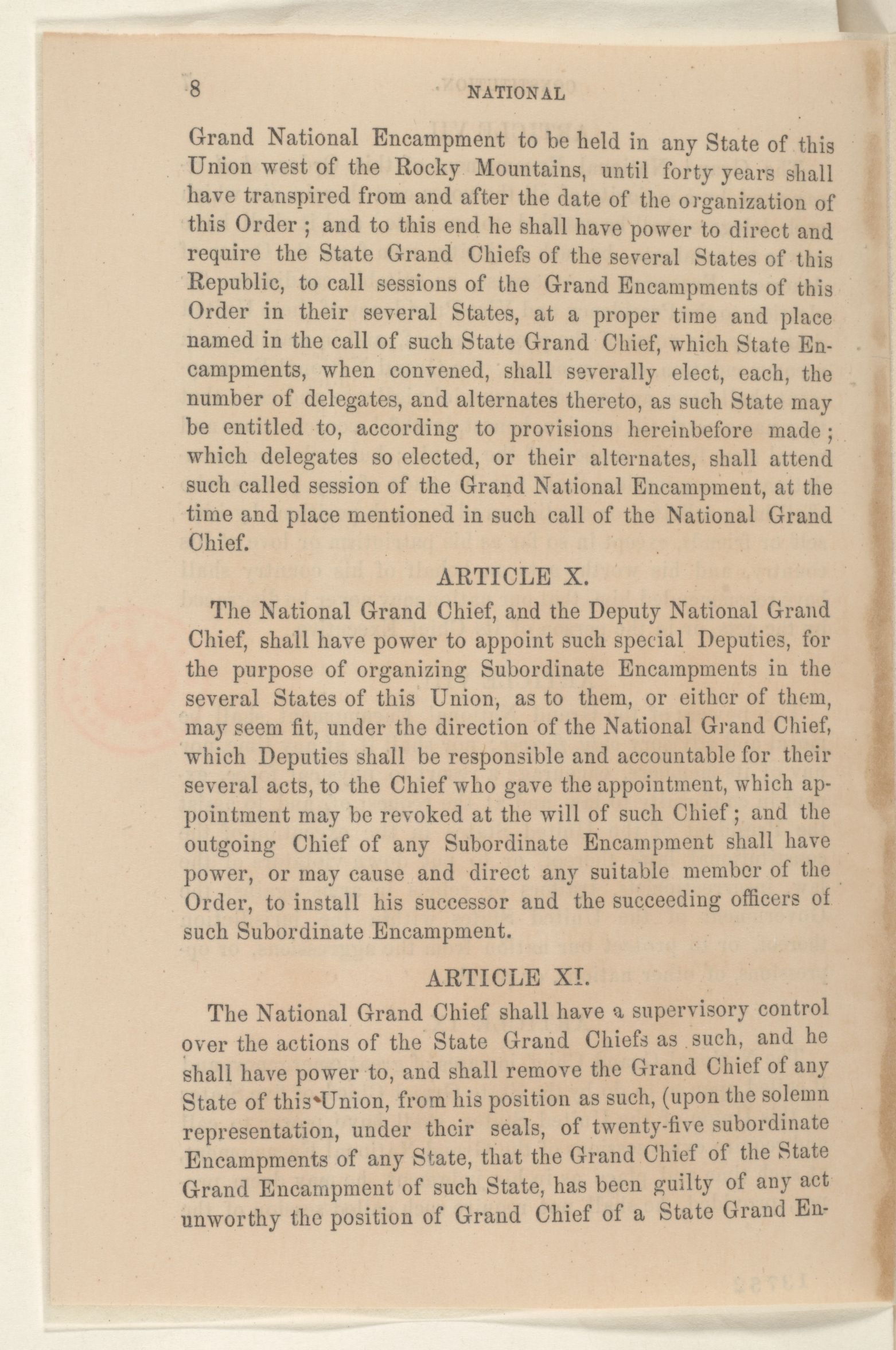 Scanned image of the current content page