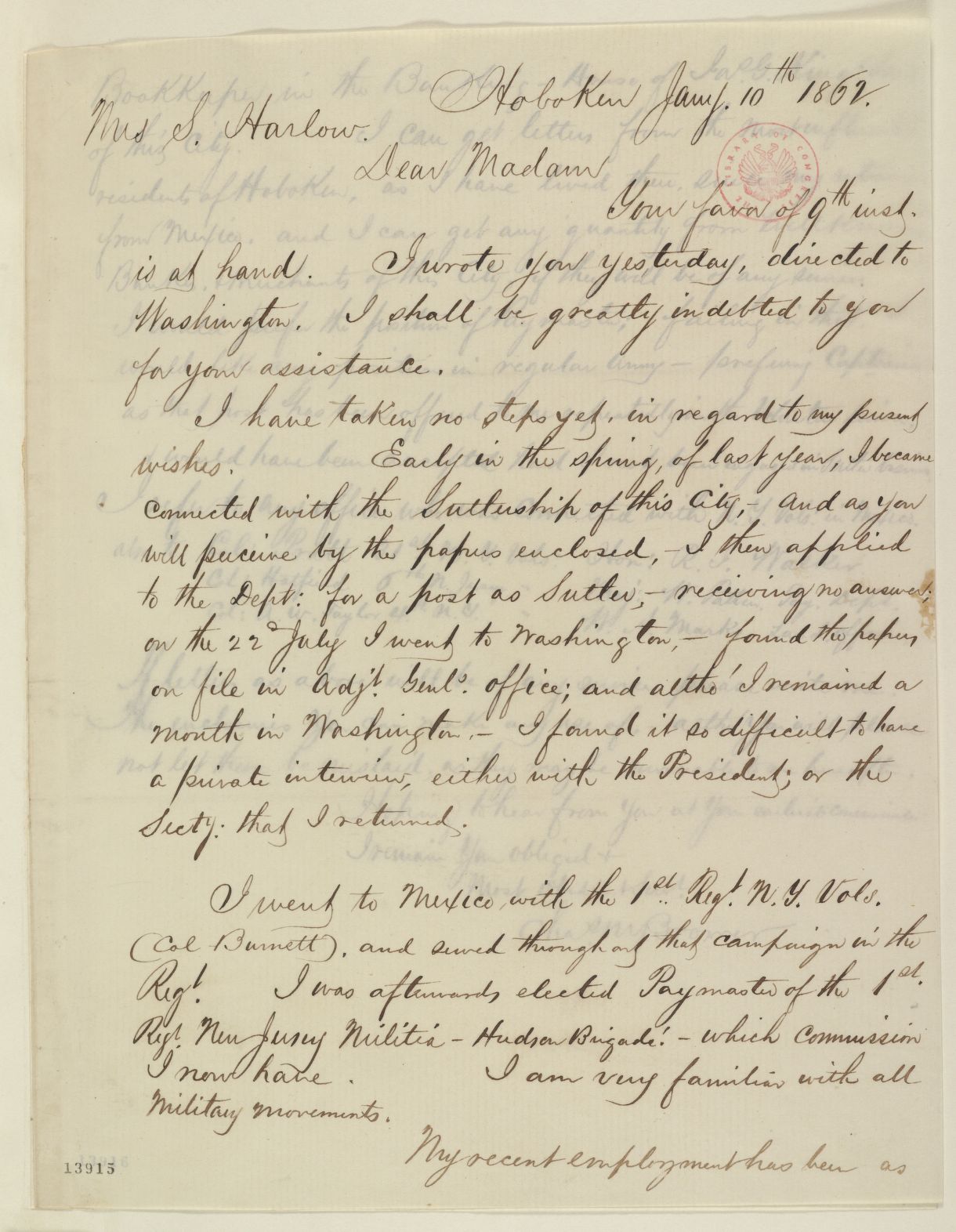 Scanned image of the current content page