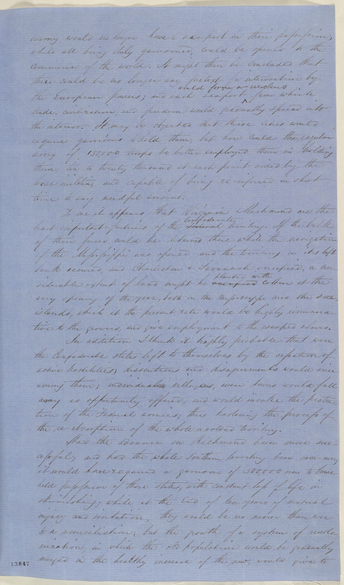 Scanned image of the current content page