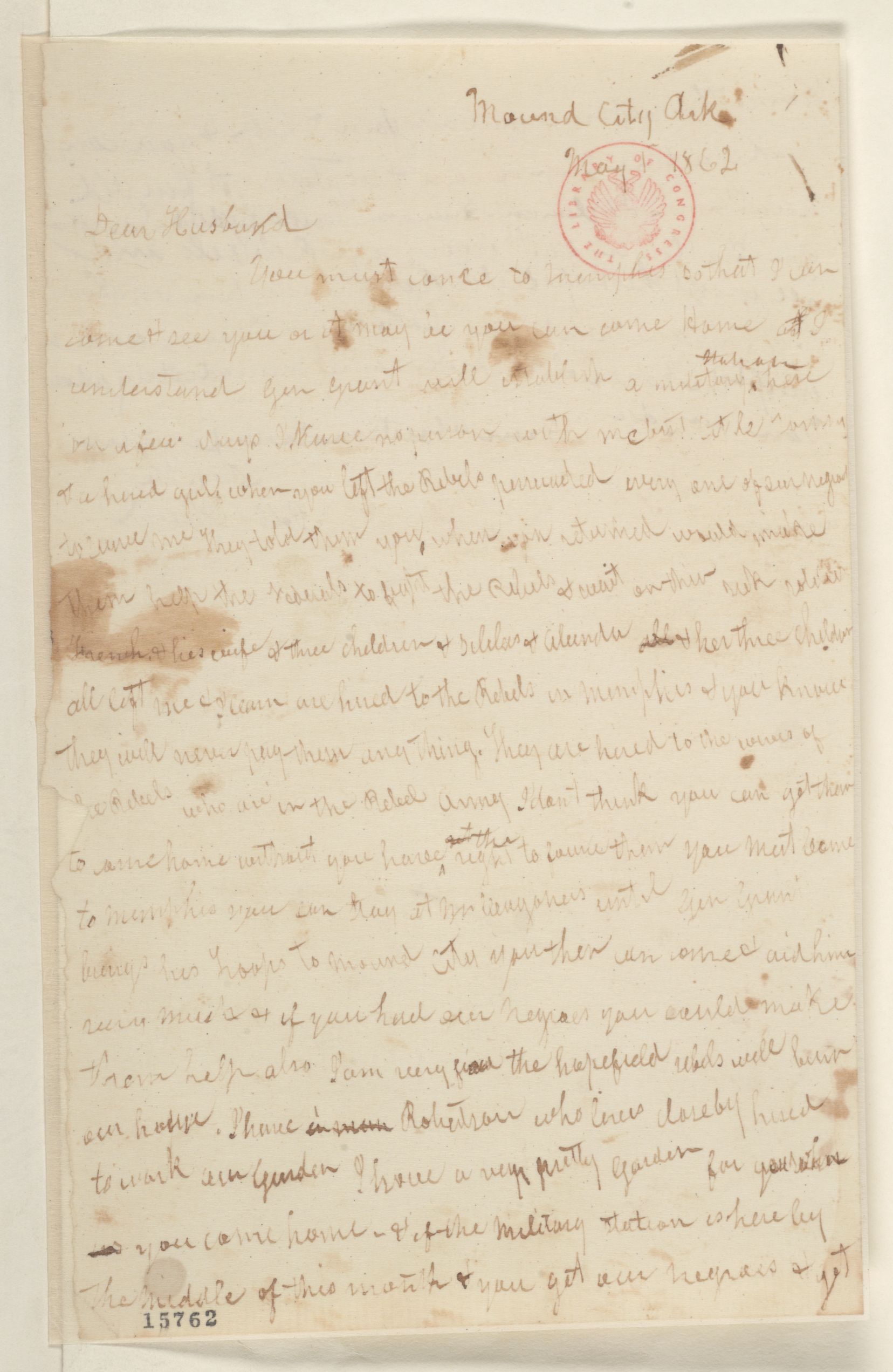 Scanned image of the current content page