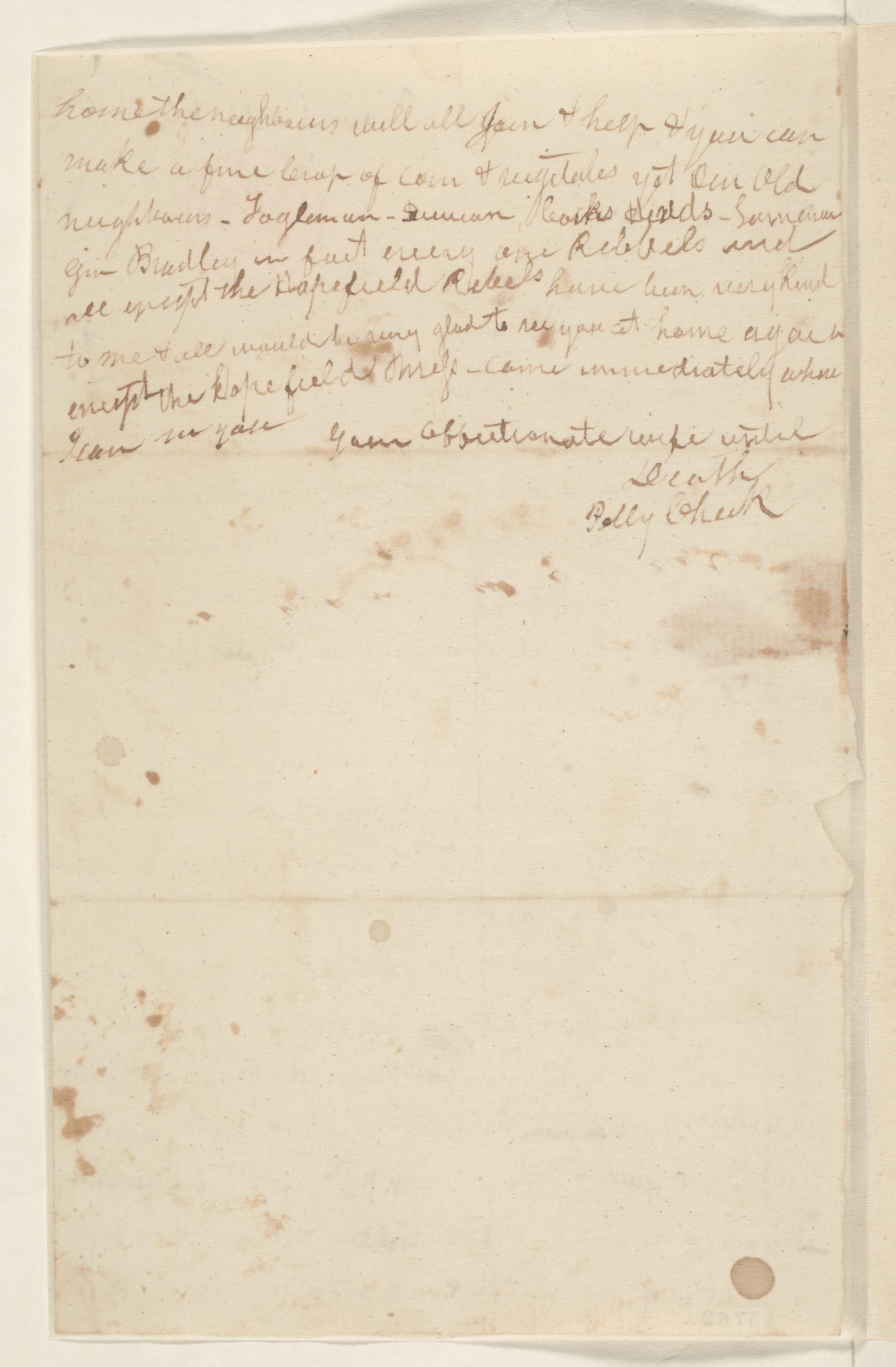 Scanned image of the current content page