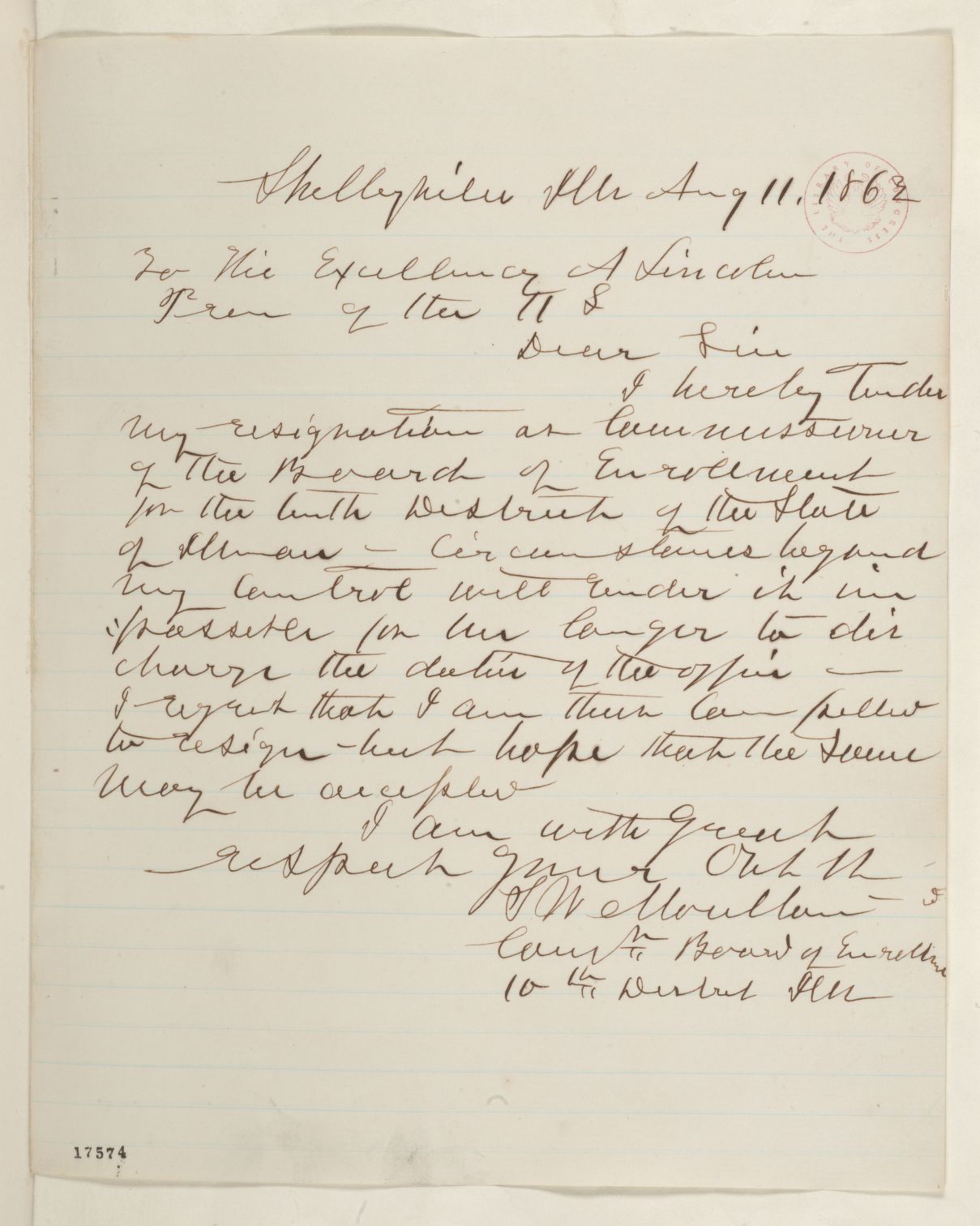 Scanned image of the current content page