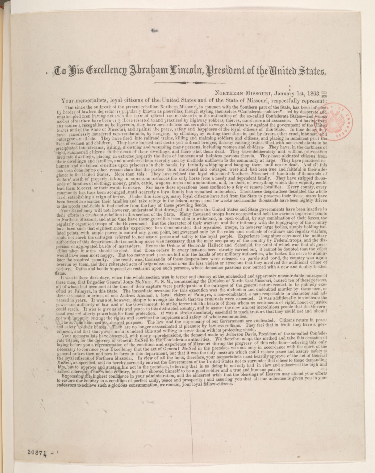 Scanned image of the current content page