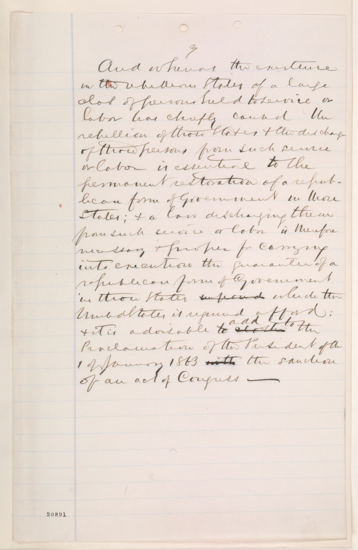 Scanned image of the current content page