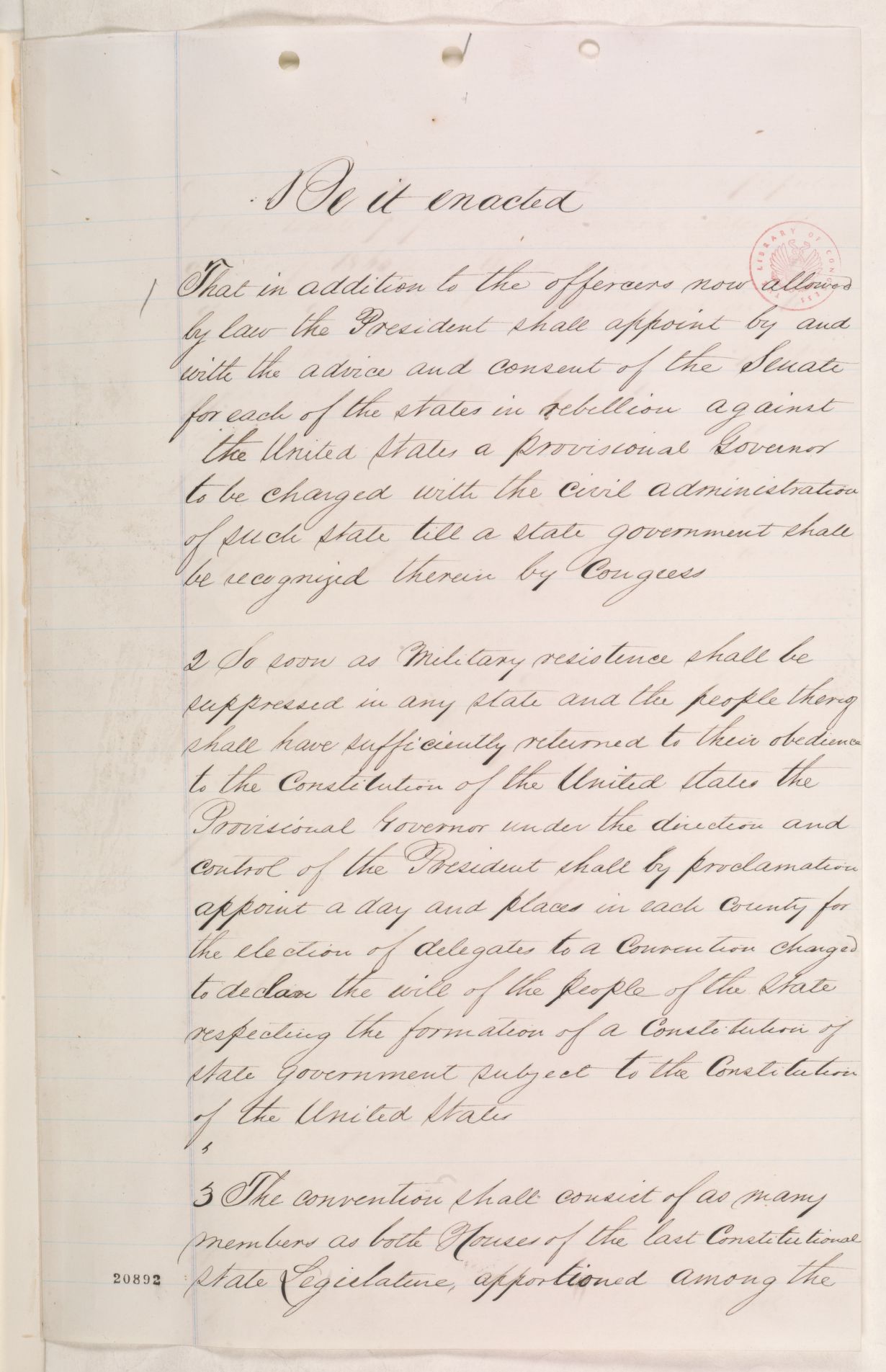 Scanned image of the current content page