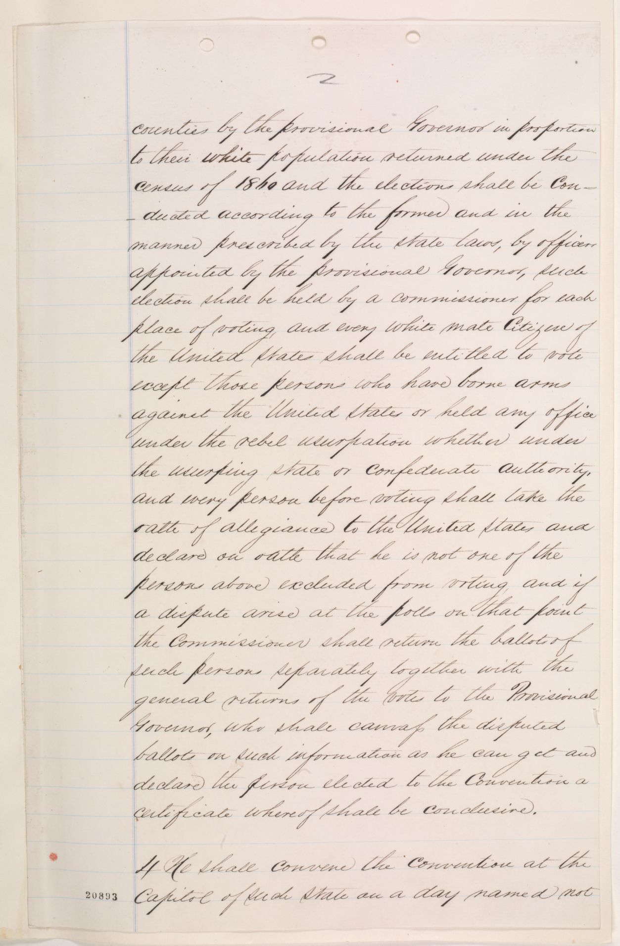 Scanned image of the current content page