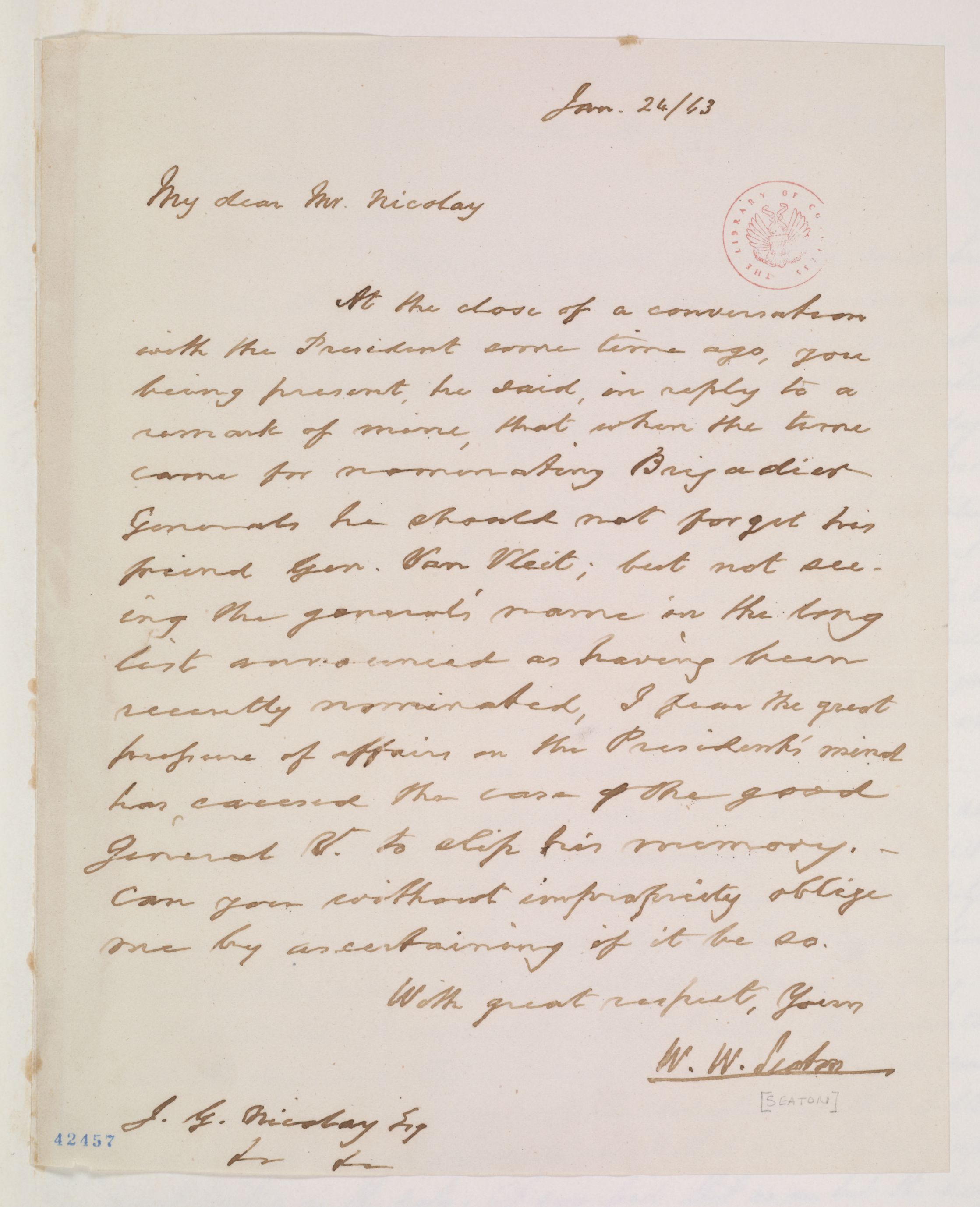 Scanned image of the current content page