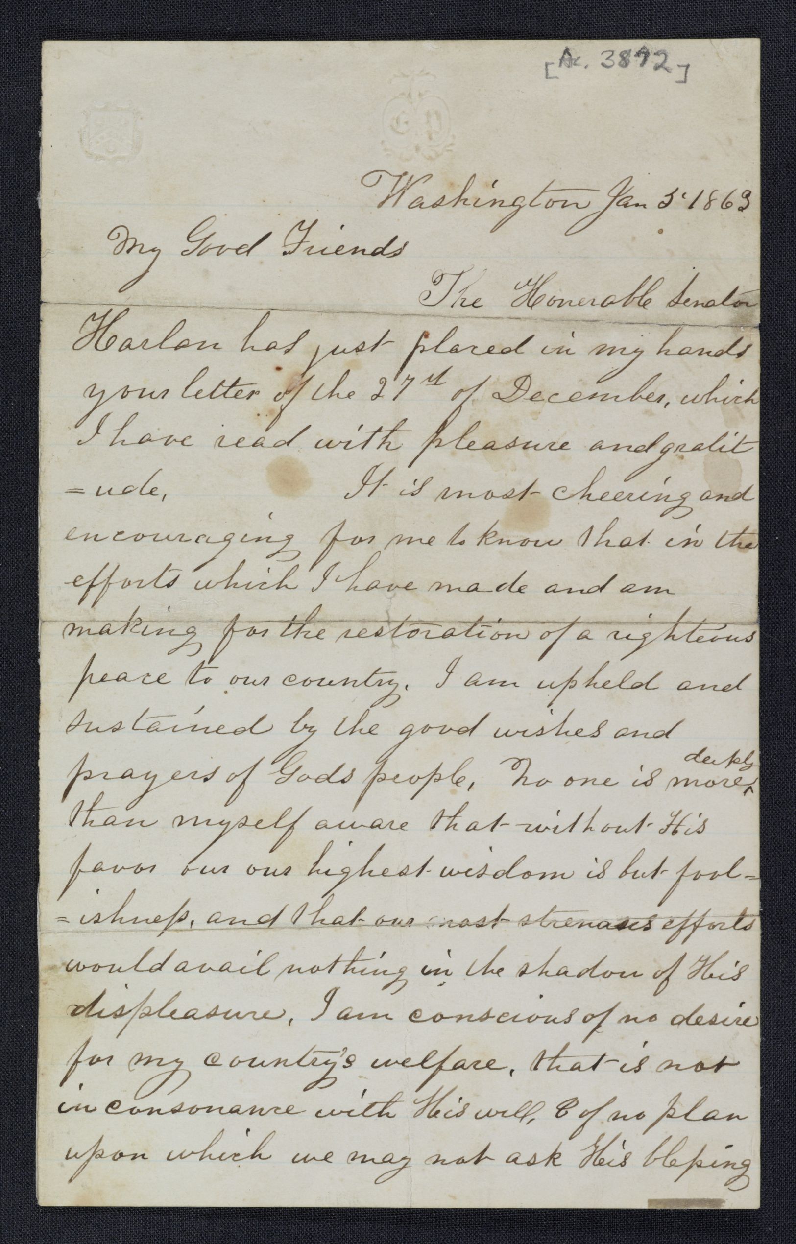 Scanned image of the current content page