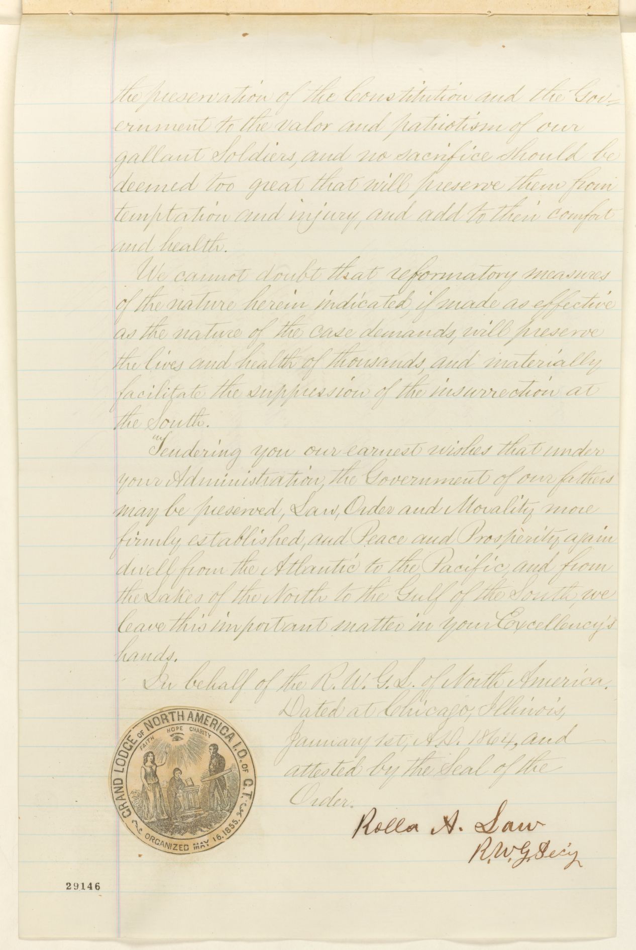 Scanned image of the current content page