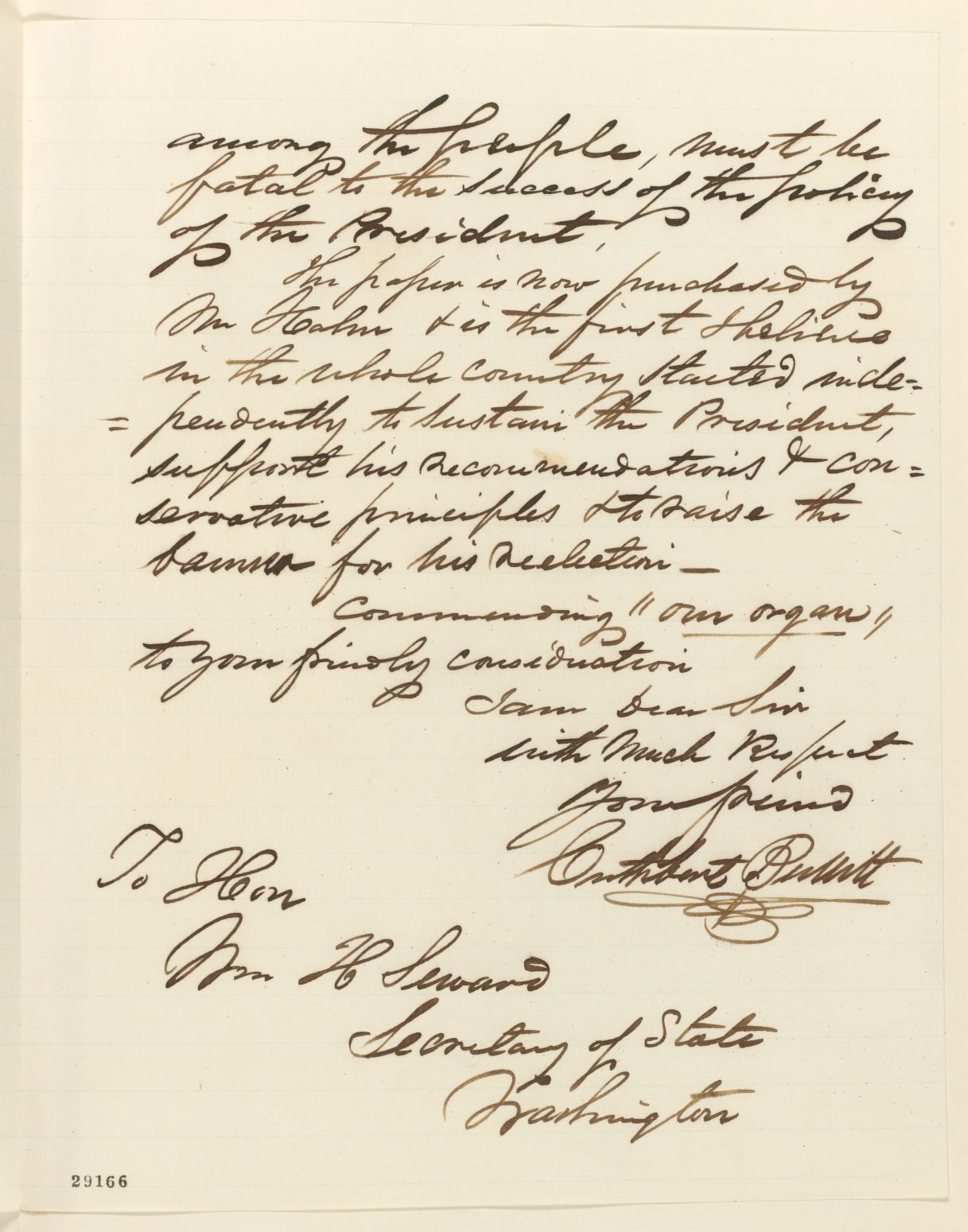 Scanned image of the current content page