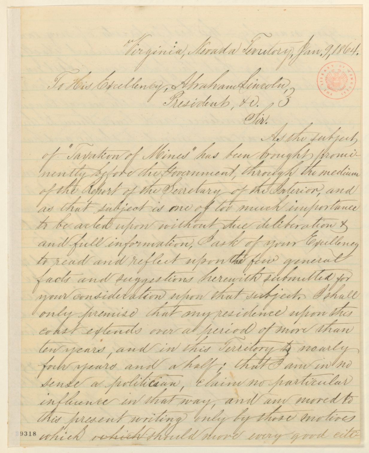 Scanned image of the current content page