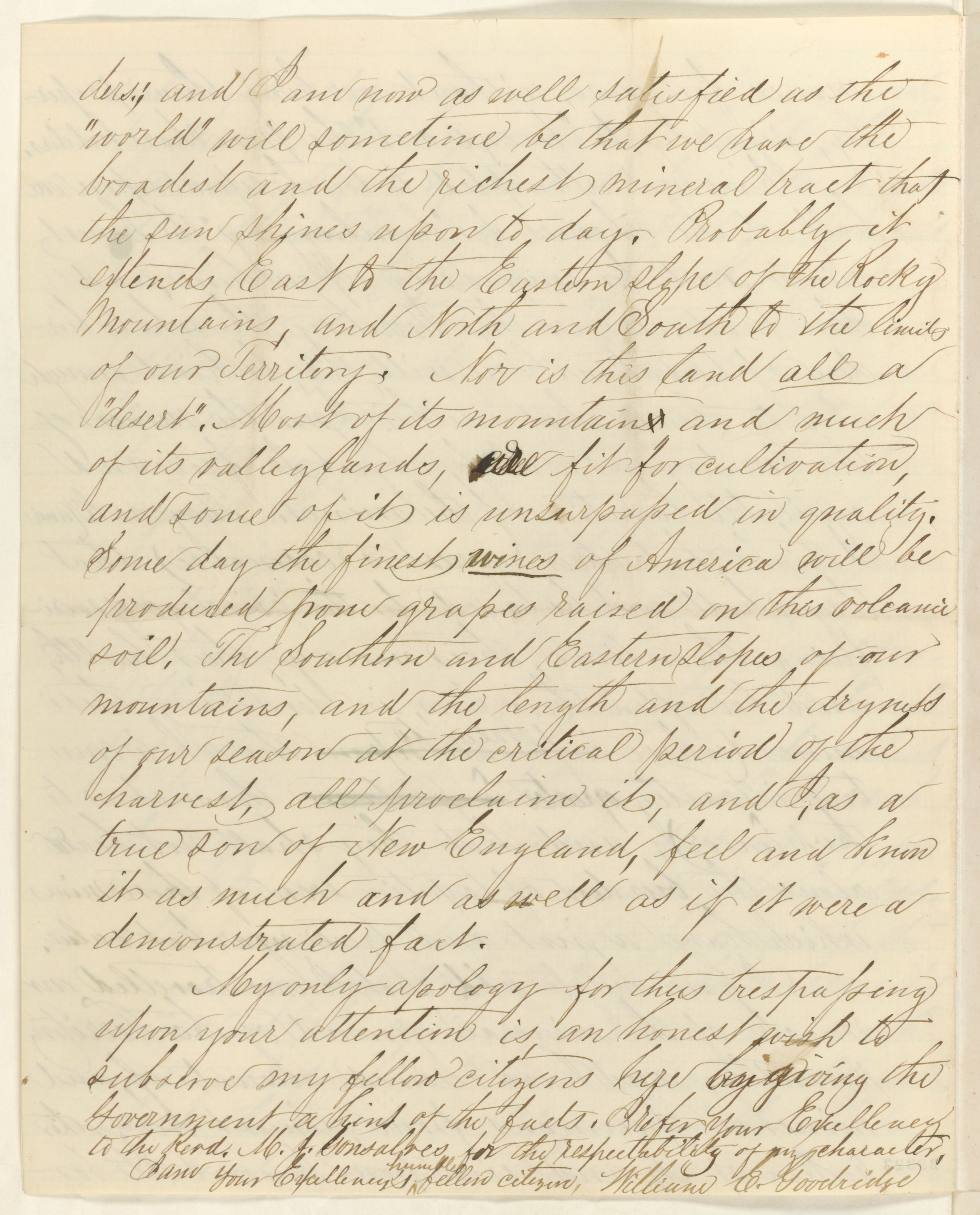 Scanned image of the current content page