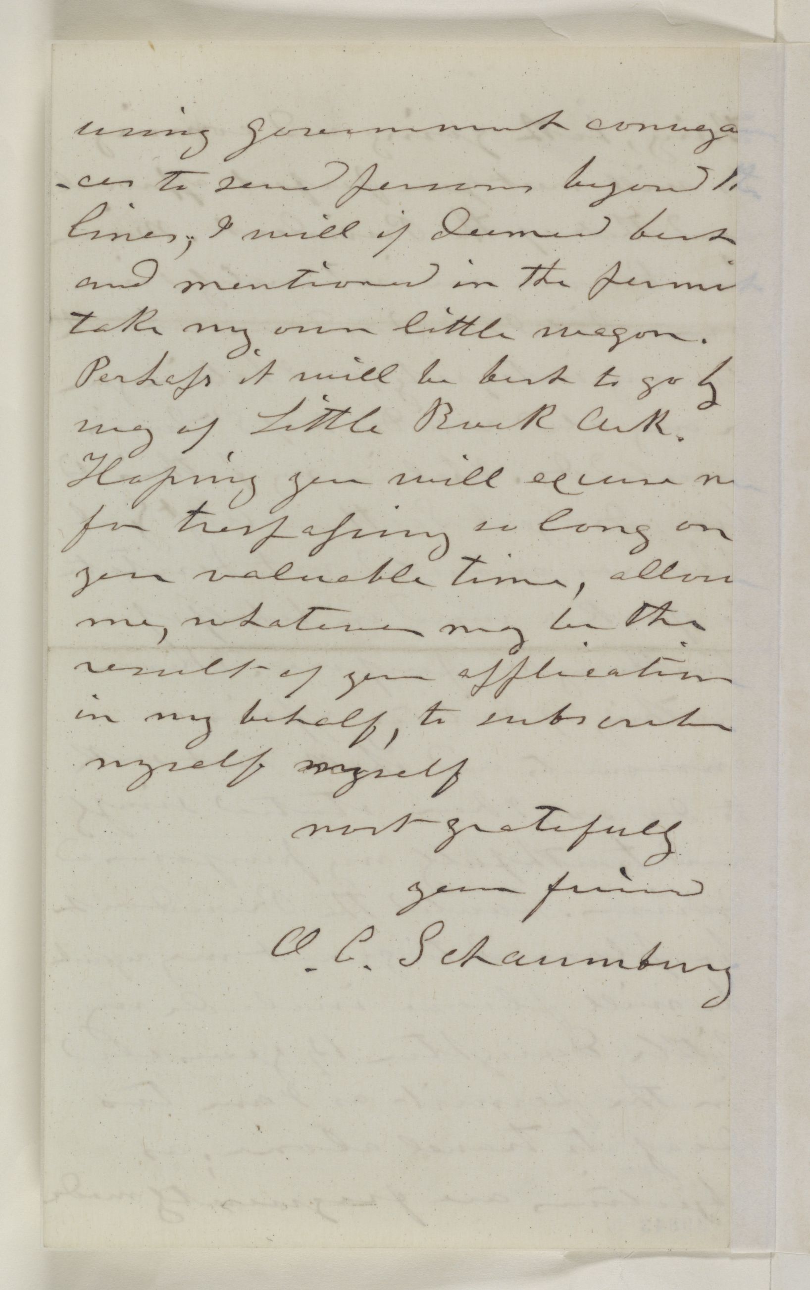 Scanned image of the current content page