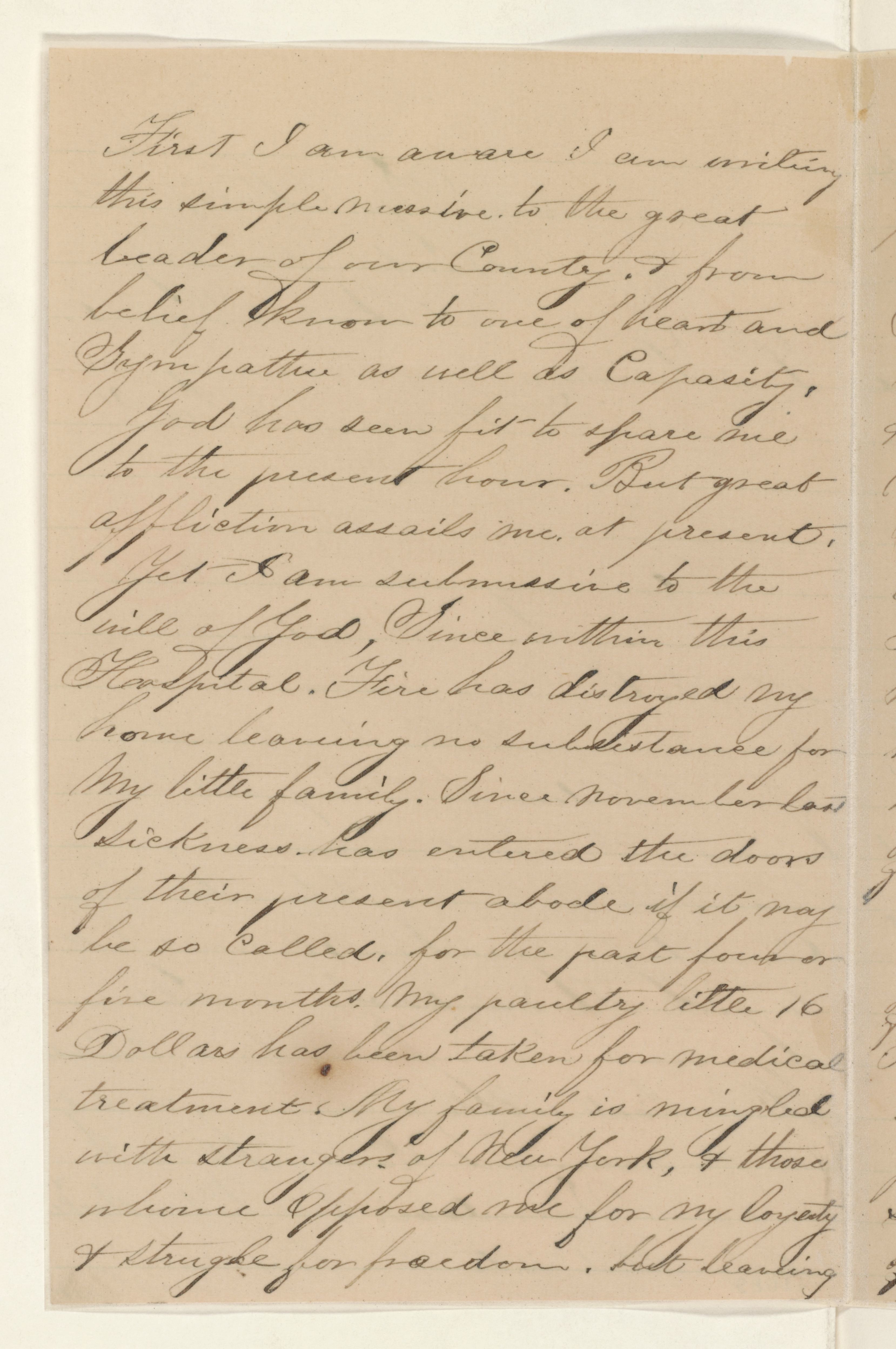 Scanned image of the current content page