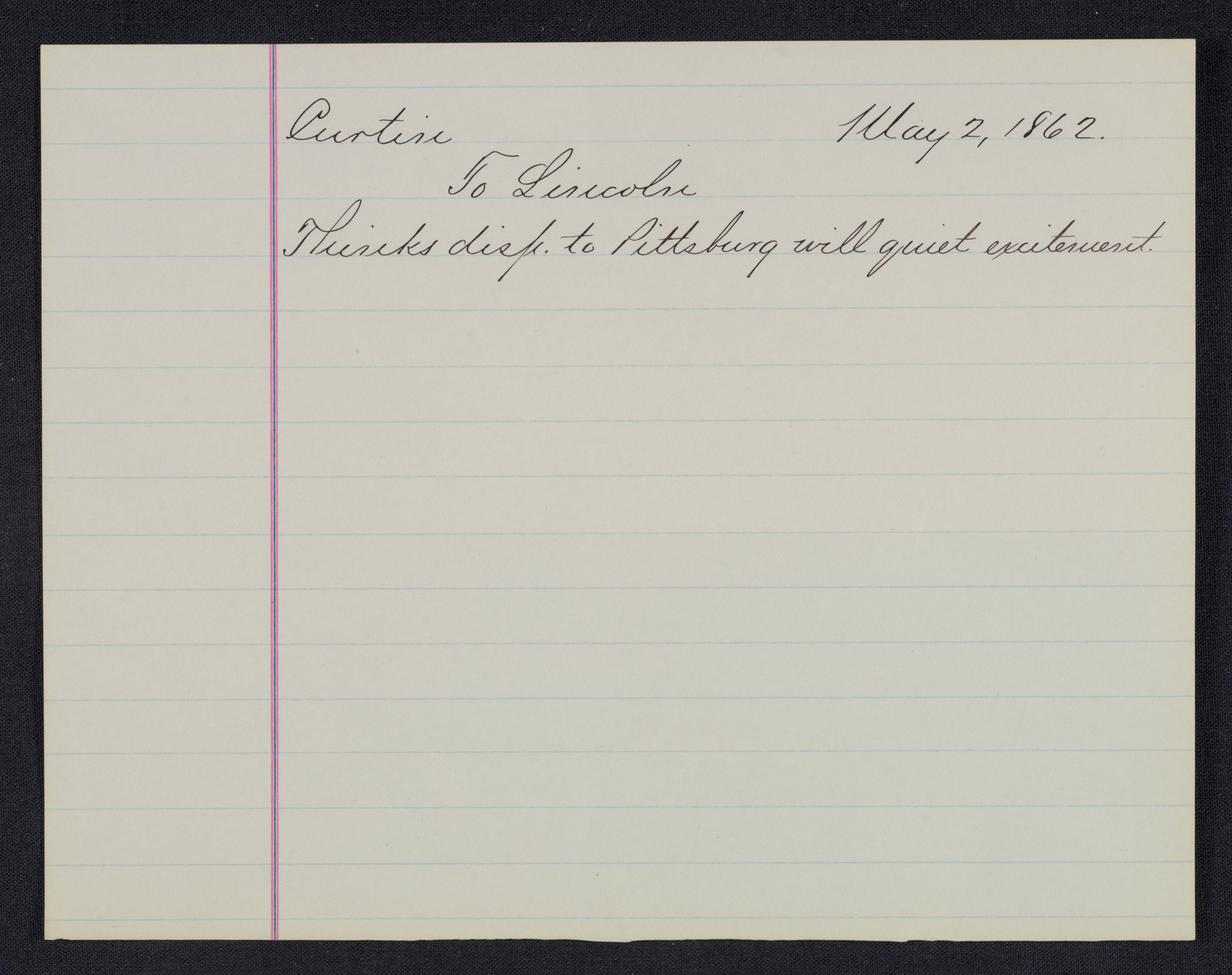 Scanned image of the current content page