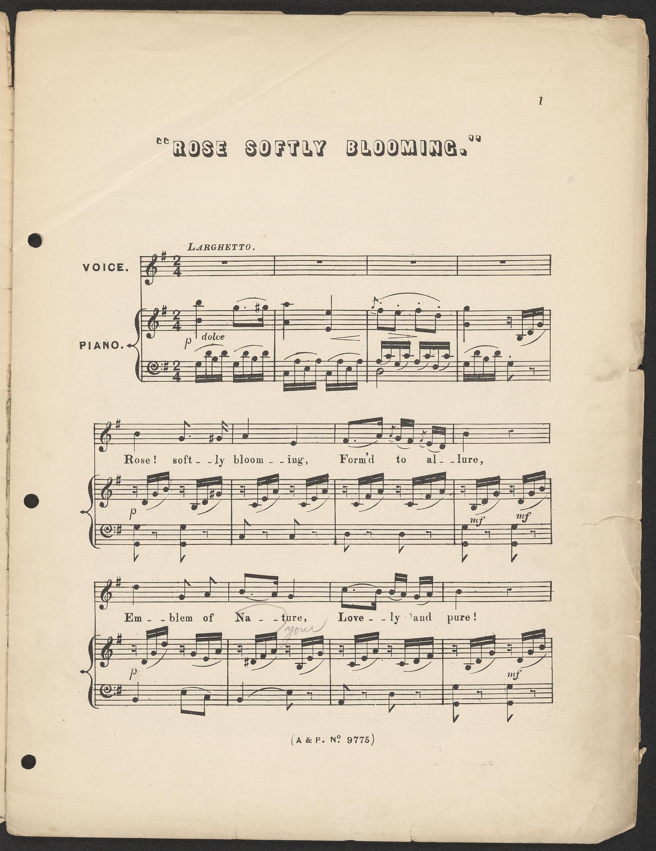 Scanned image of the current content page