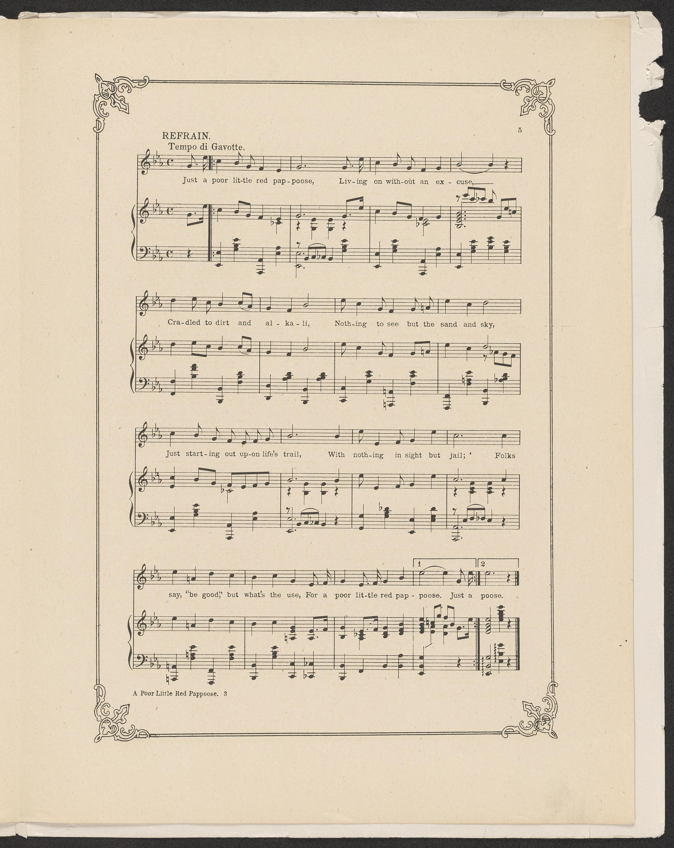 Scanned image of the current content page