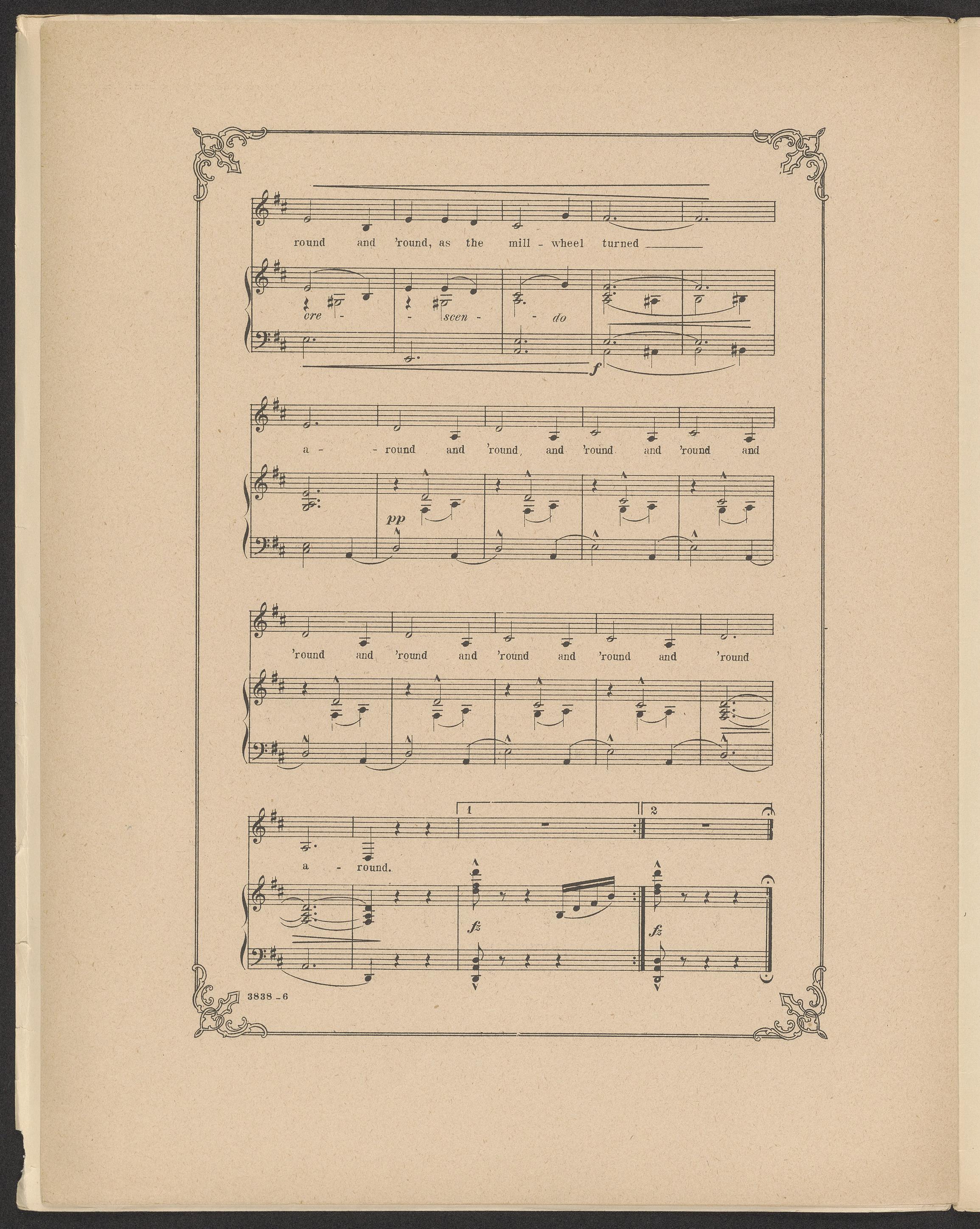 Scanned image of the current content page