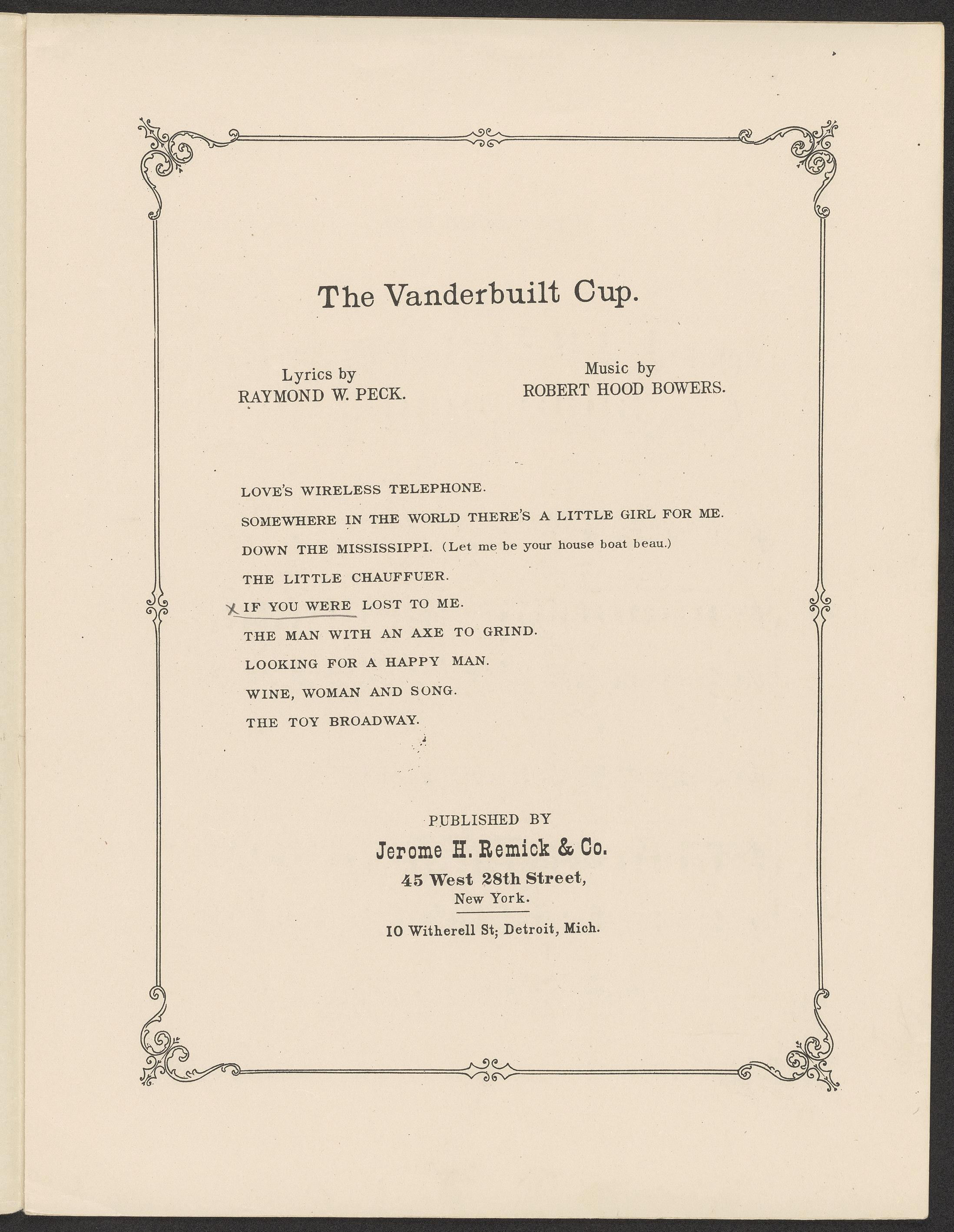 Scanned image of the current content page